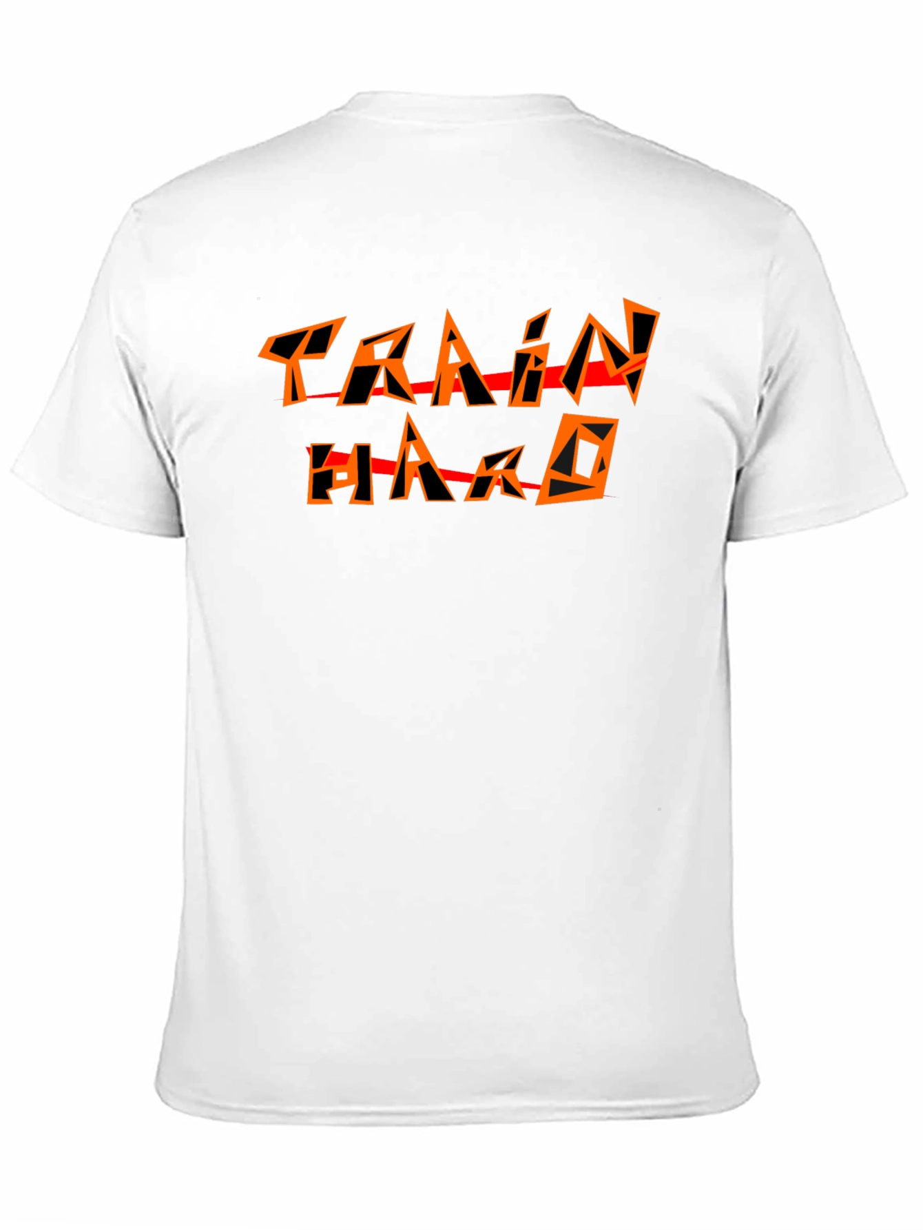 Train Hard Black Graphic Tee