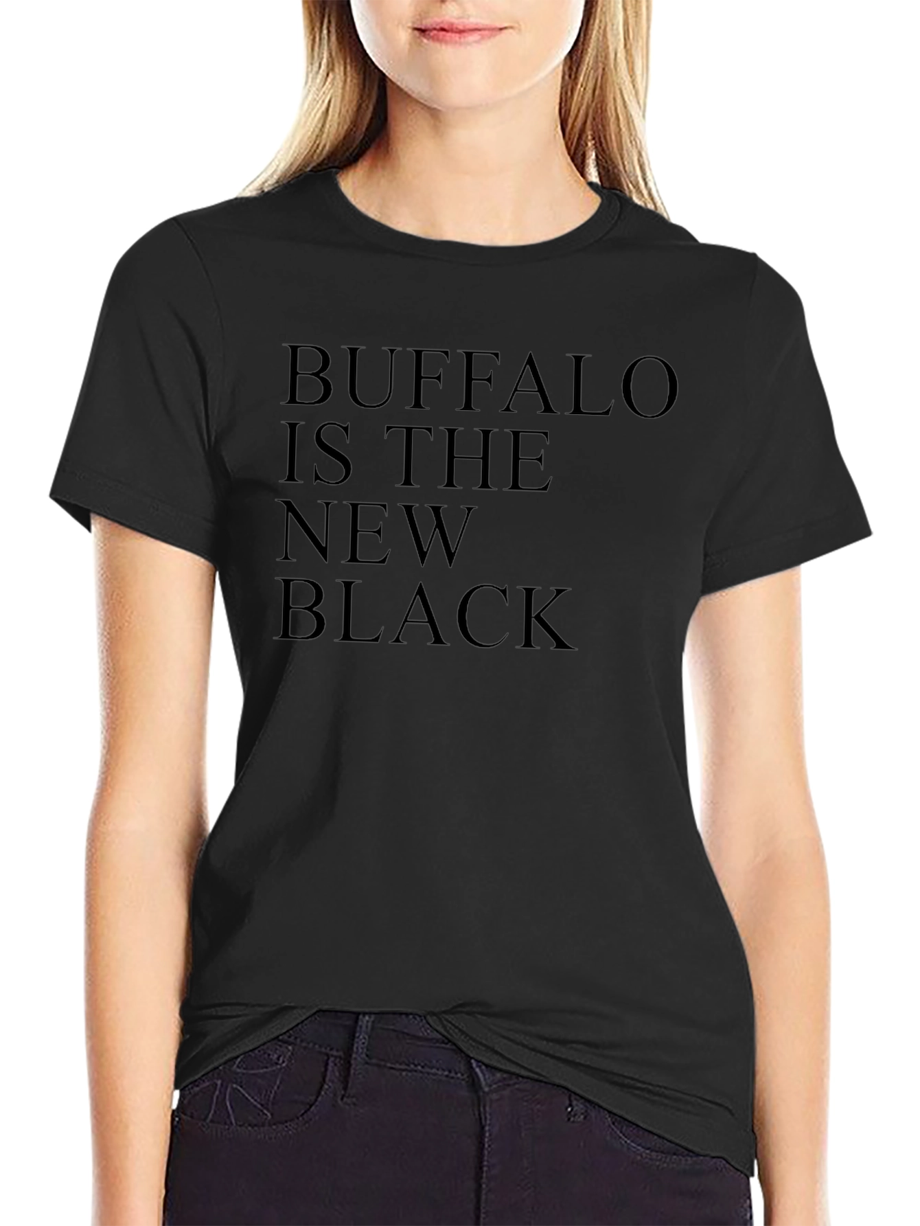 Buffalo Is The New Black Graphic Tee