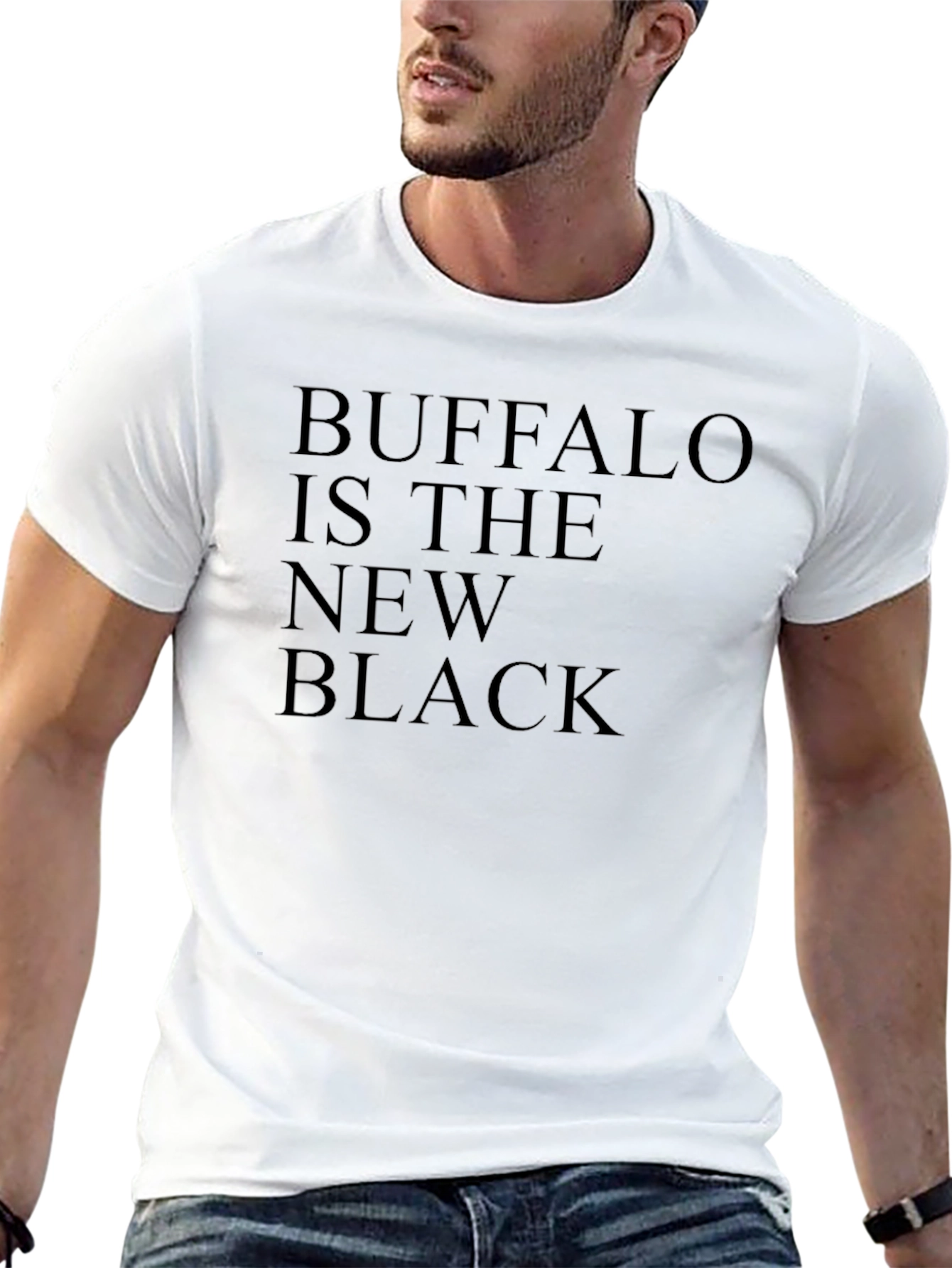 Buffalo Is The New Black Graphic Tee