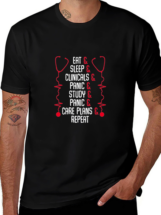 Eat Sleep Clinicals T-Shirt - Nurse Life Tee