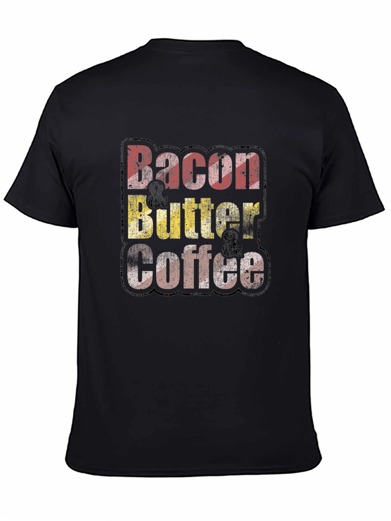 Bacon Butter & Coffee Graphic T-Shirt