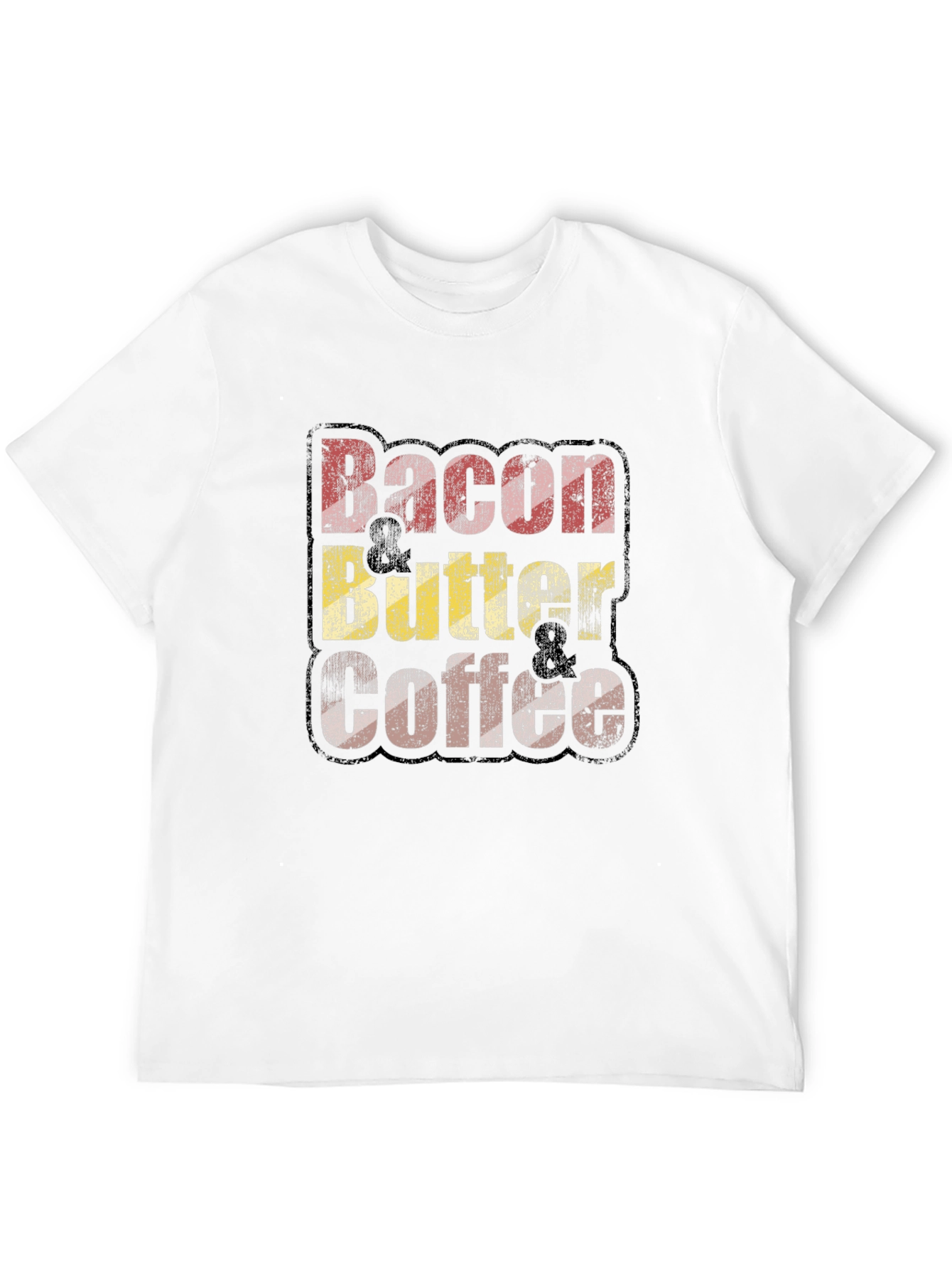 Bacon Butter & Coffee Graphic T-Shirt