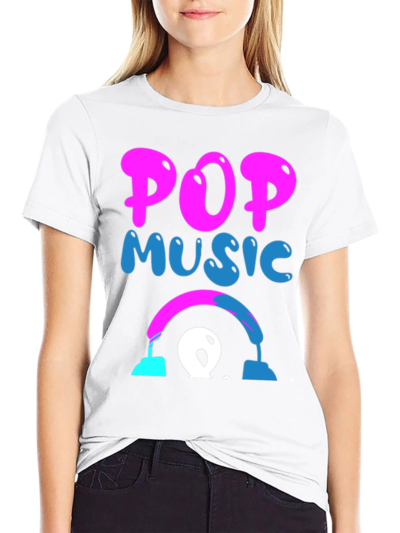 Pop Music Graphic Tee - Funky Design!
