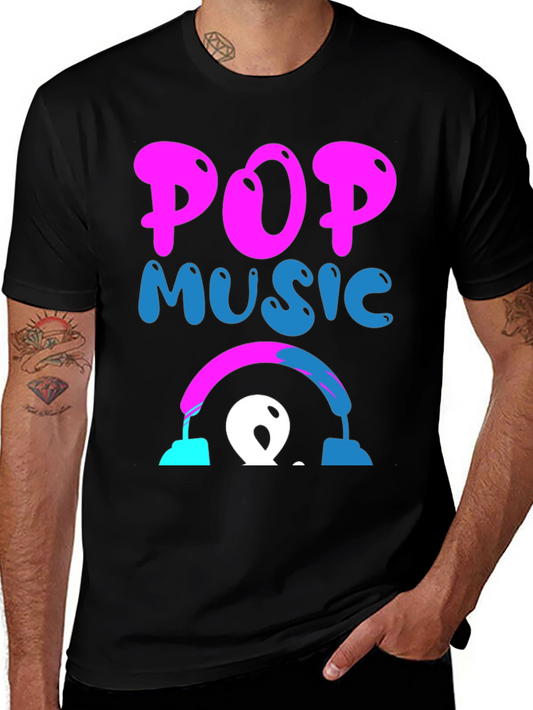 Pop Music Graphic Tee - Funky Design!