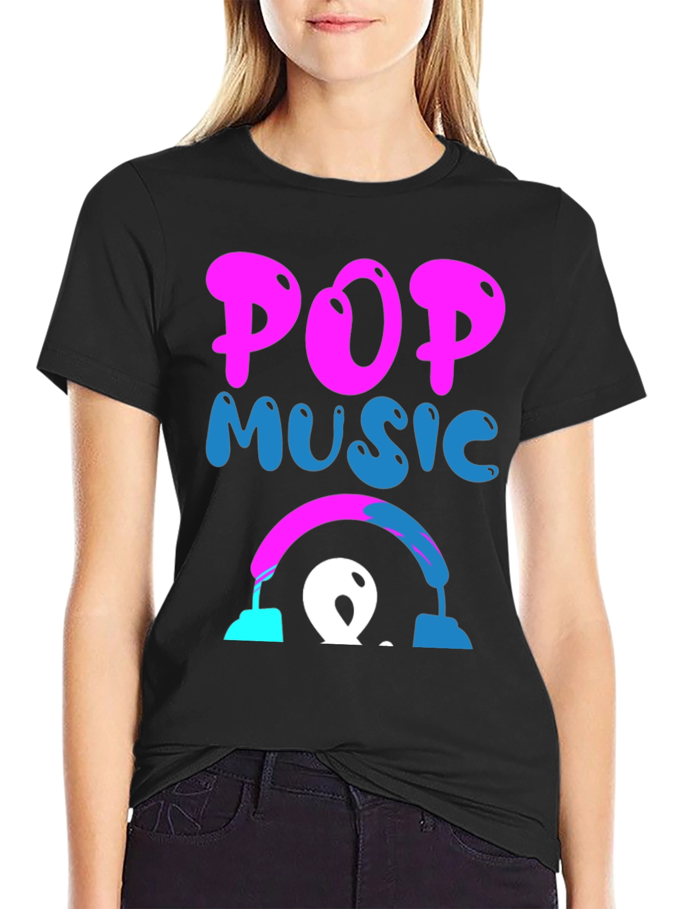 Pop Music Graphic Tee - Funky Design!