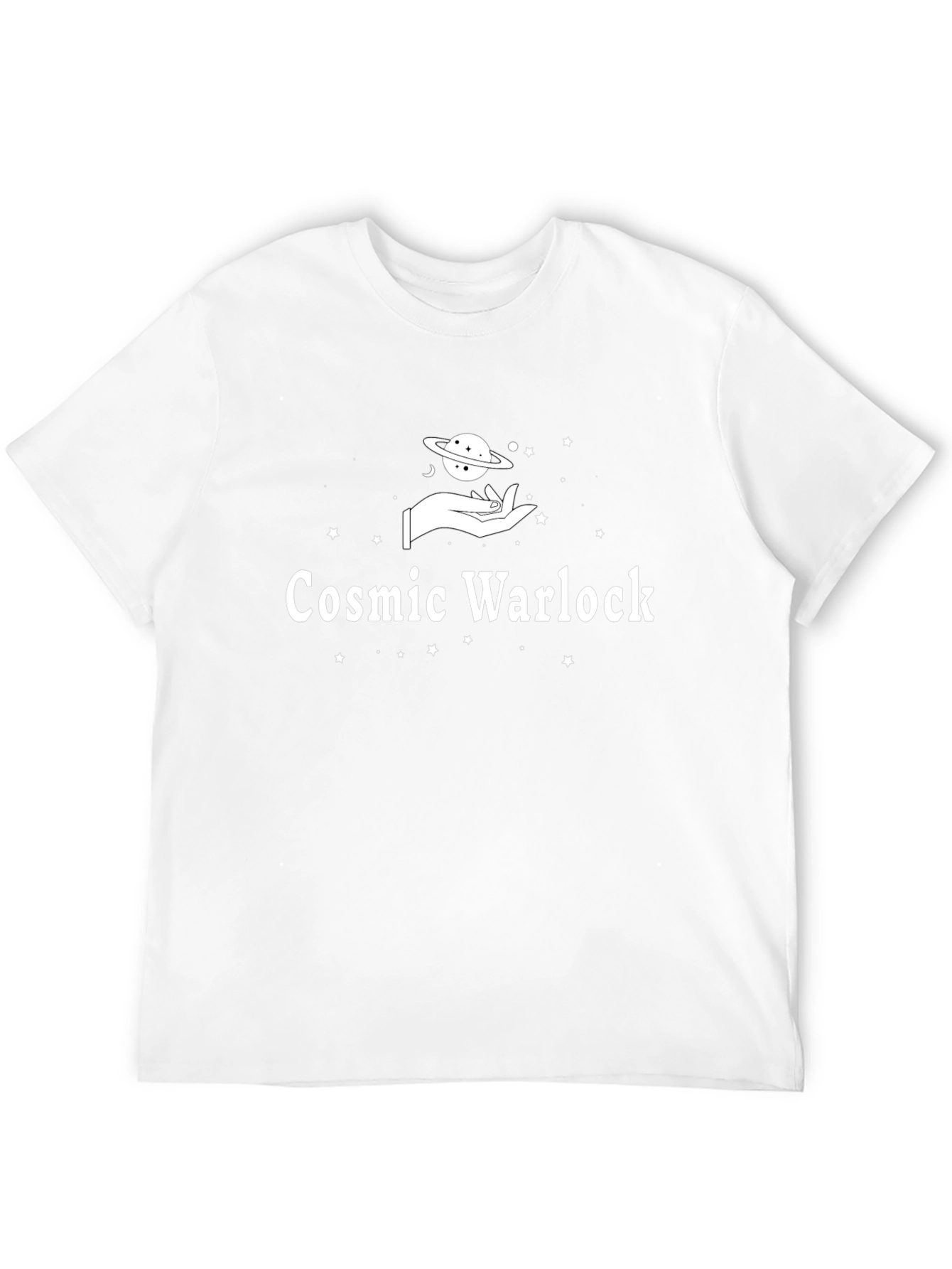 Cosmic Warlock Graphic T-Shirt - Black
