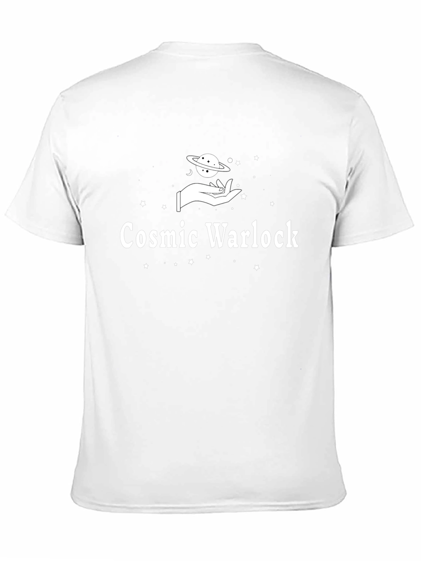Cosmic Warlock Graphic T-Shirt - Black