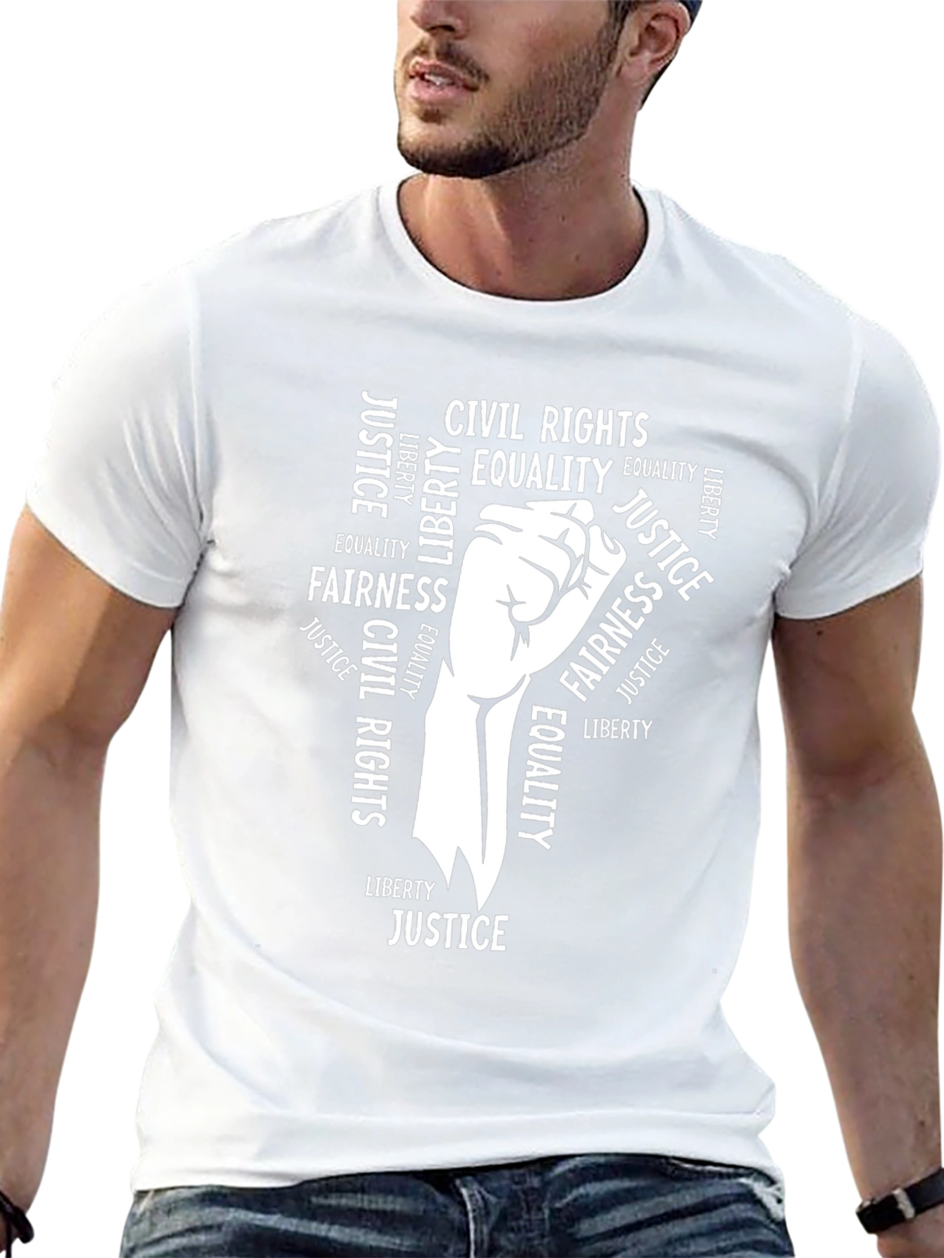 Equality & Justice Graphic Tee - Civil Rights Awareness