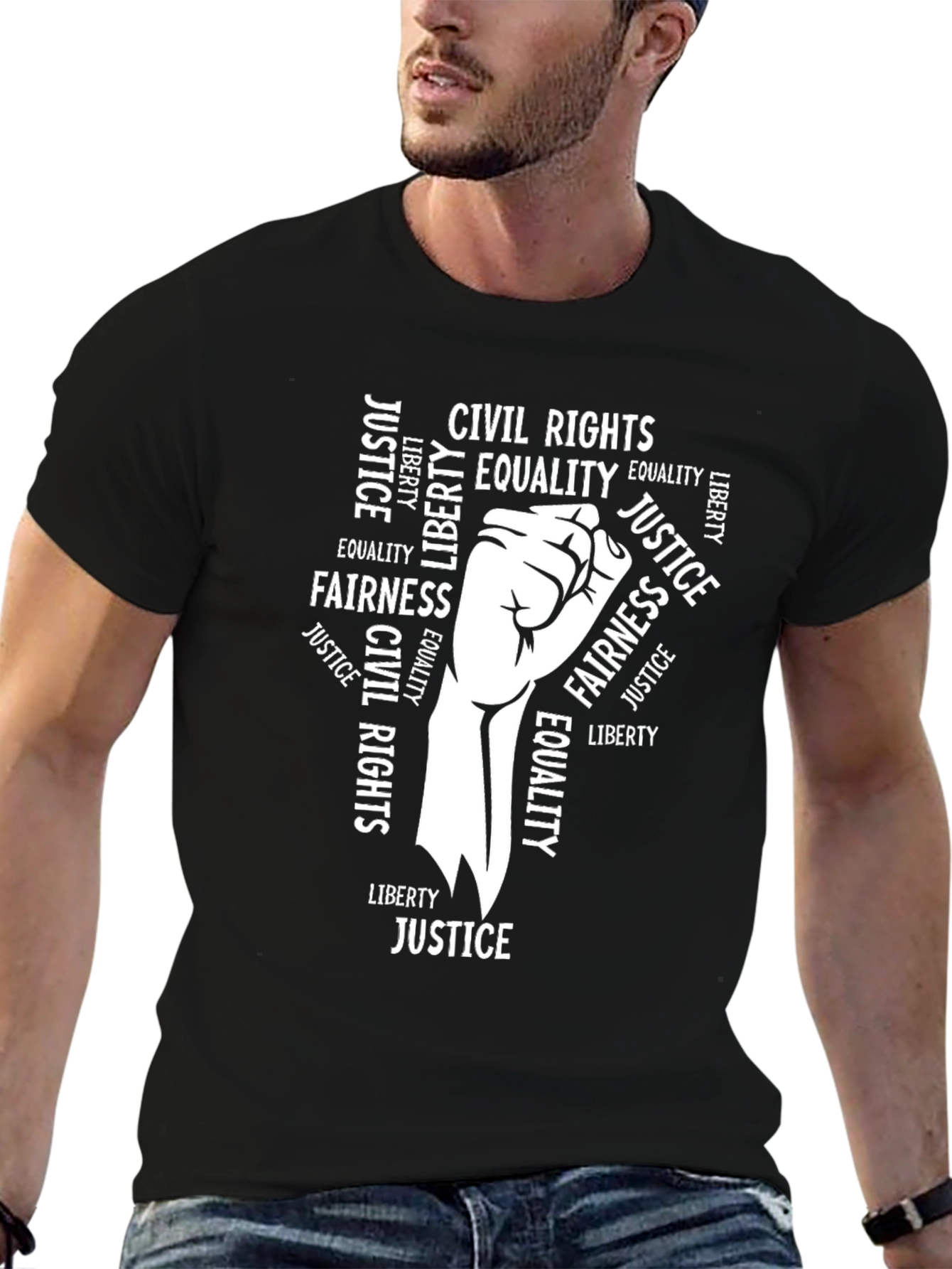 Equality & Justice Graphic Tee - Civil Rights Awareness