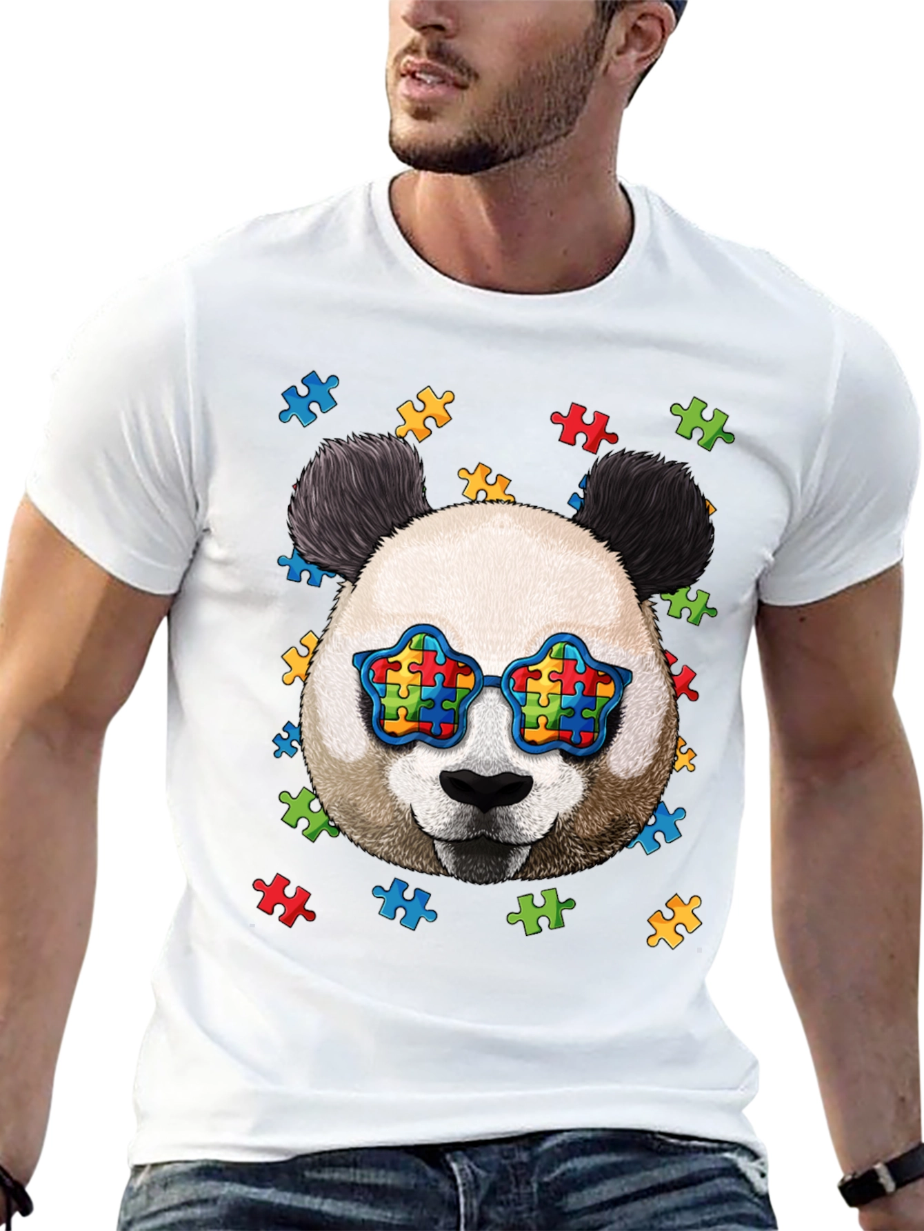 Autism Awareness Panda T-Shirt