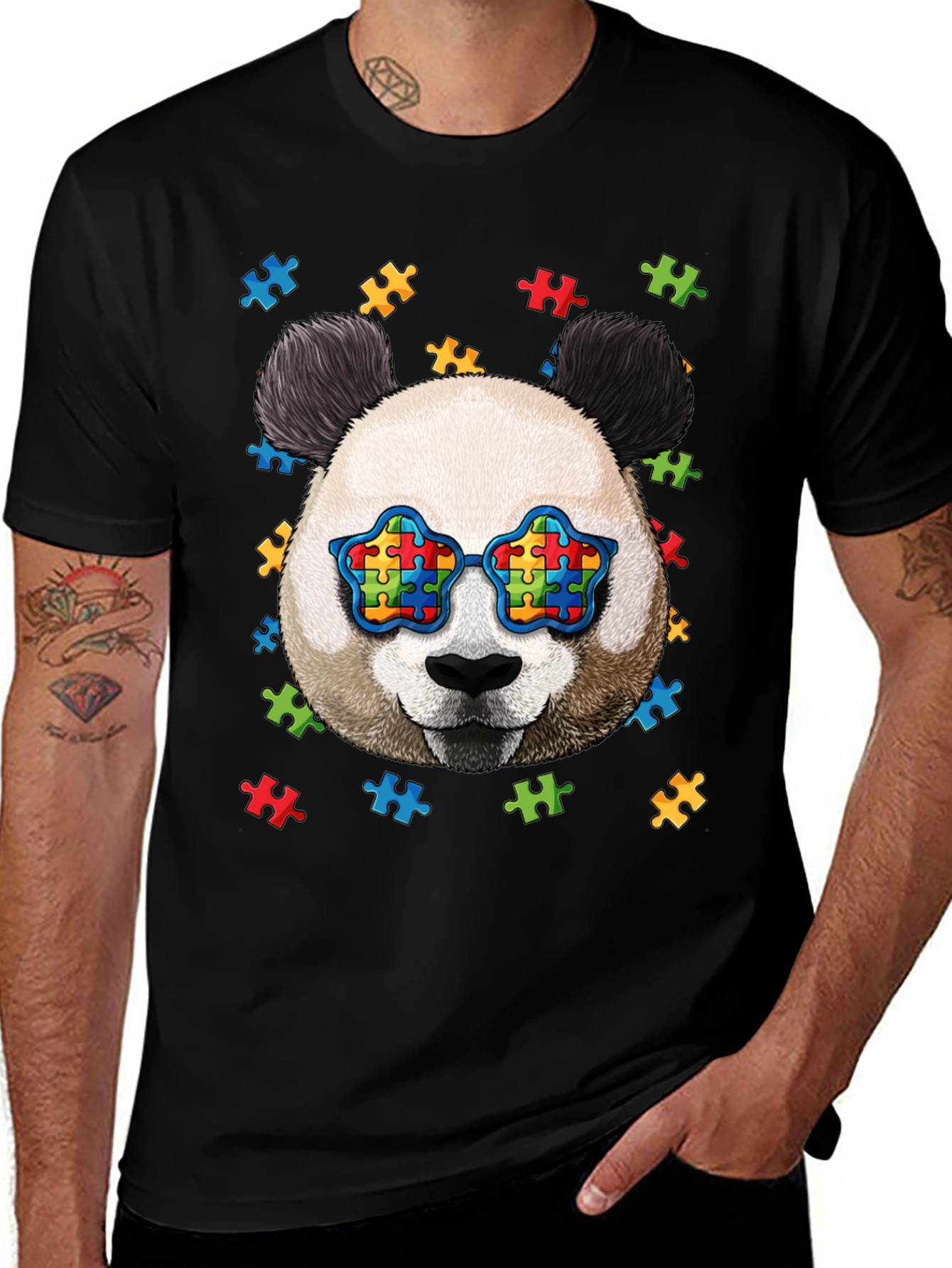 Autism Awareness Panda T-Shirt