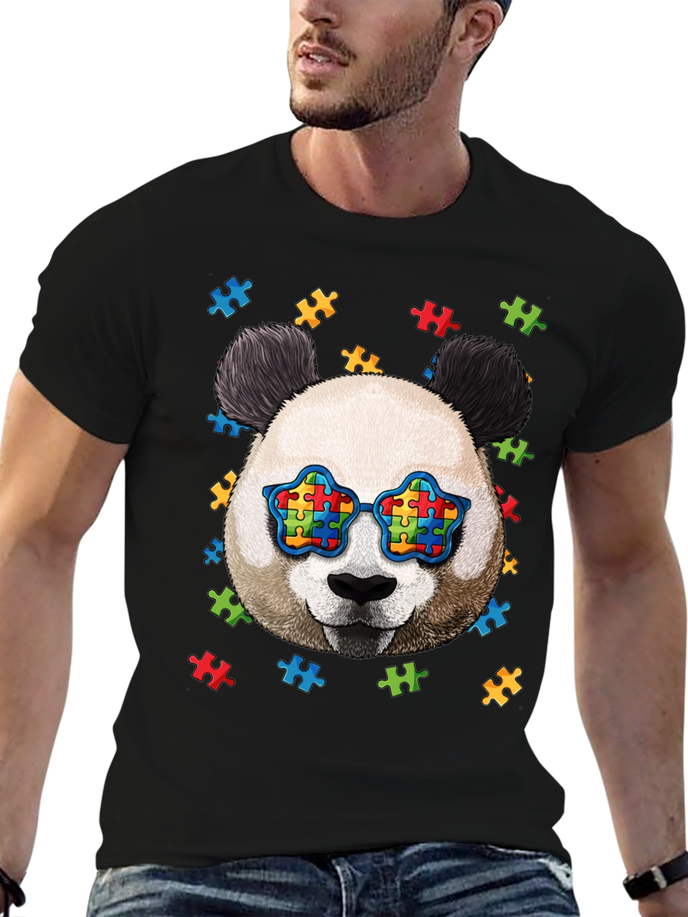 Autism Awareness Panda T-Shirt
