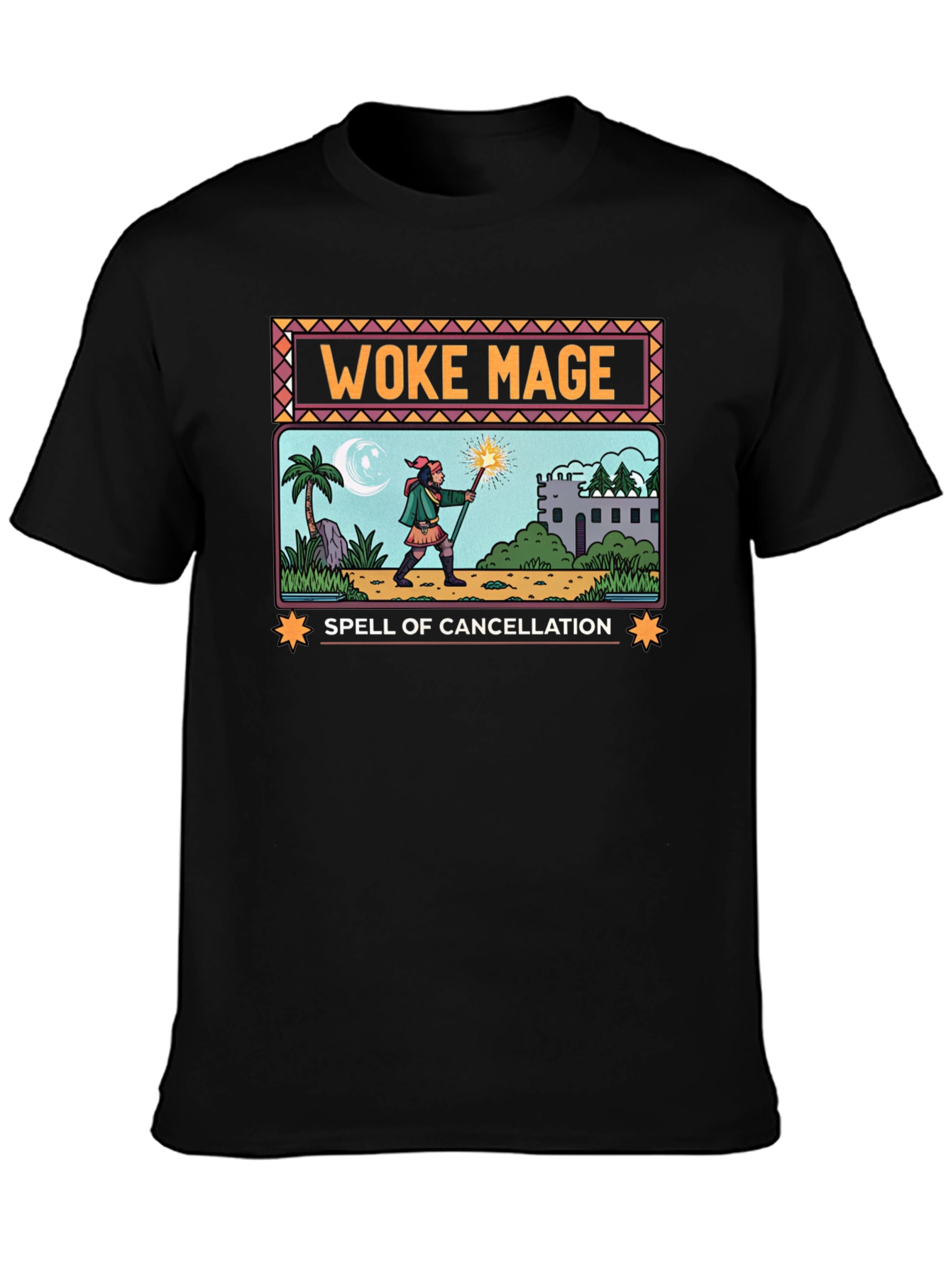 Woke Mage Spell of Cancellation Graphic T-Shirt
