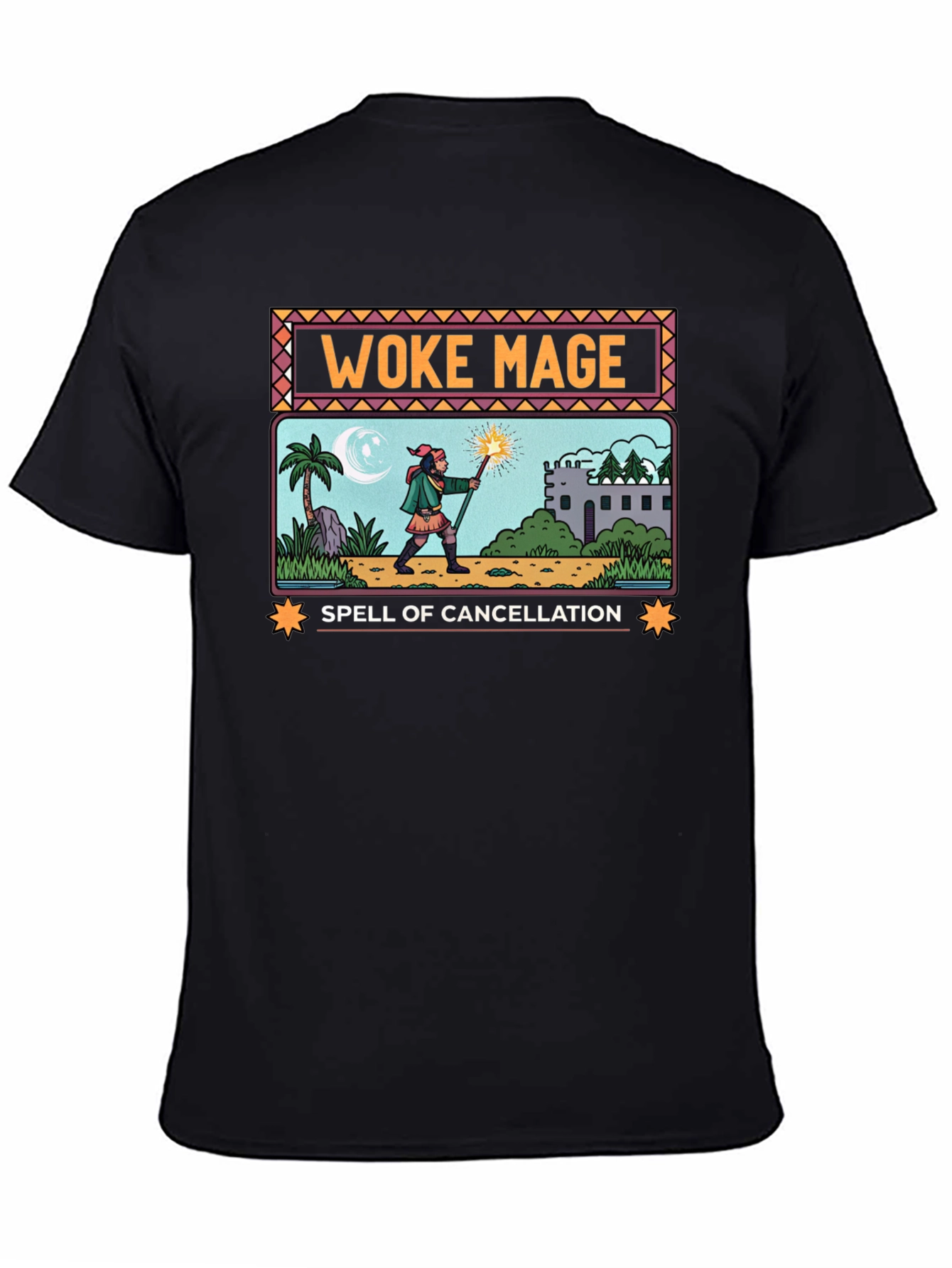 Woke Mage Spell of Cancellation Graphic T-Shirt