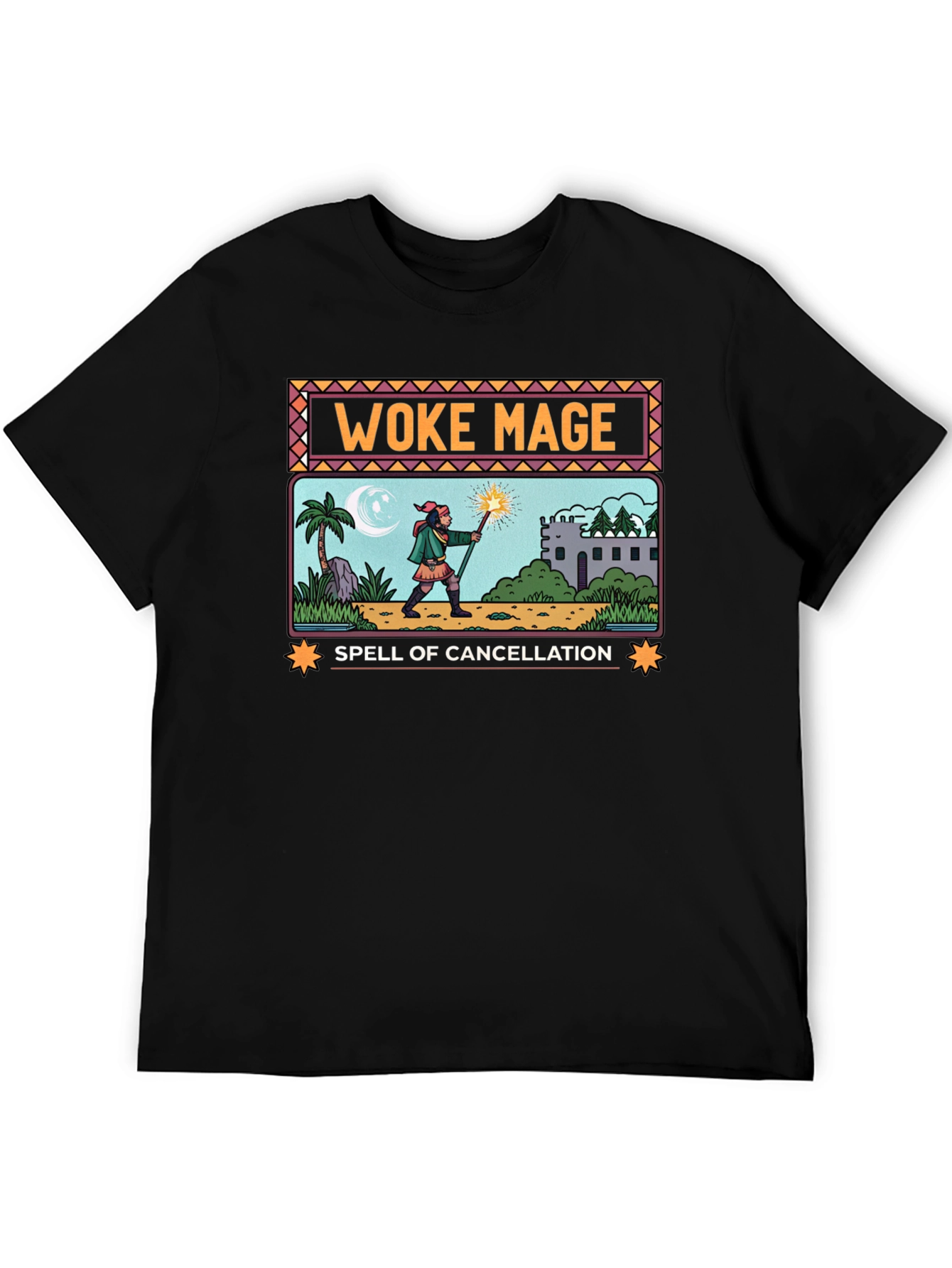 Woke Mage Spell of Cancellation Graphic T-Shirt