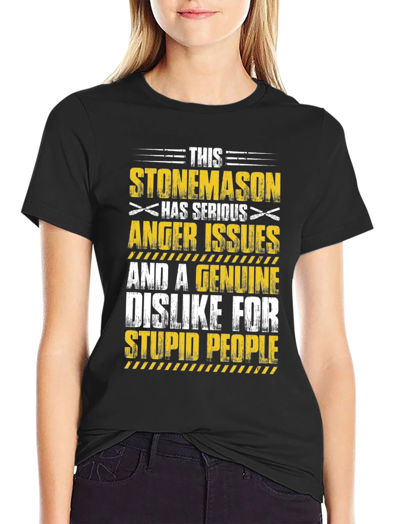 Stonemason Anger Issues Graphic T-Shirt