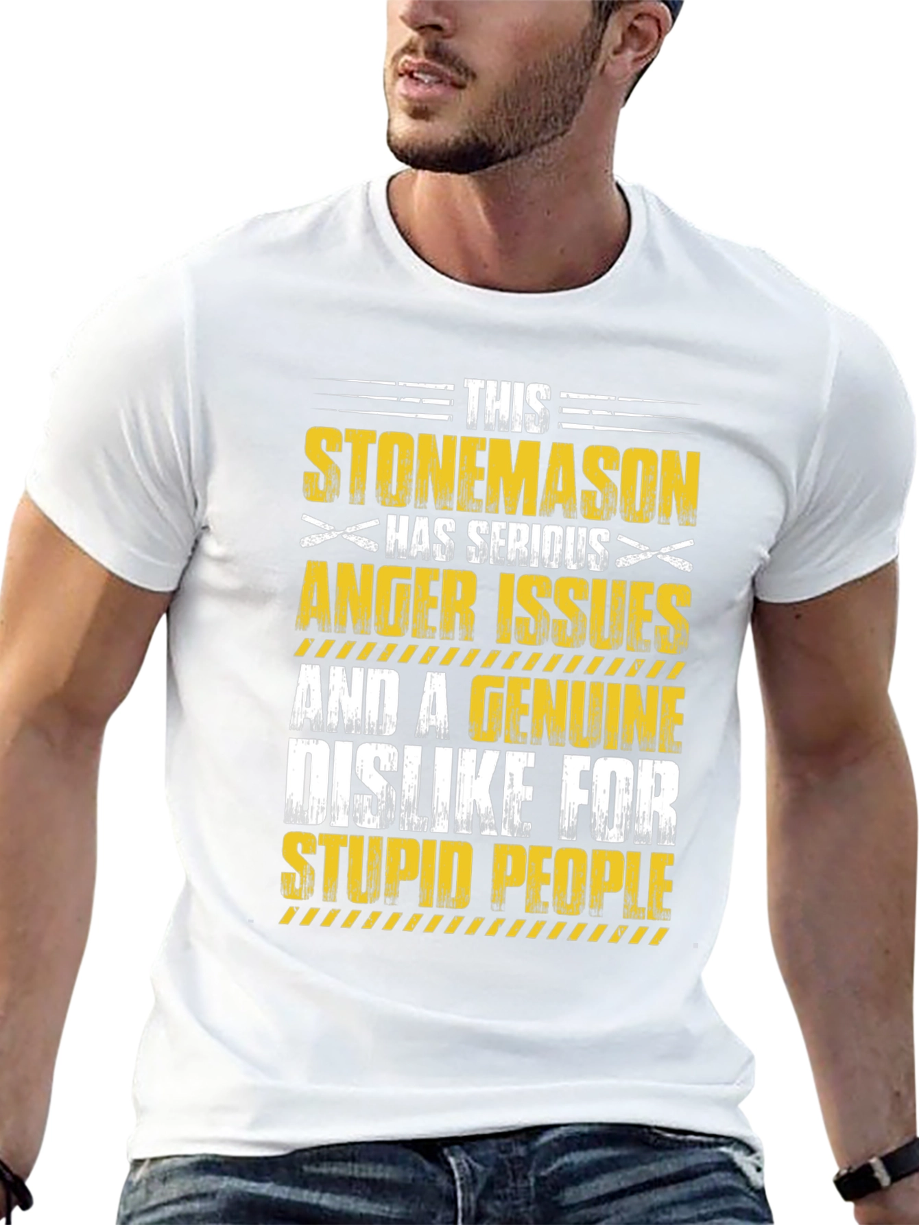 Stonemason Anger Issues Graphic T-Shirt