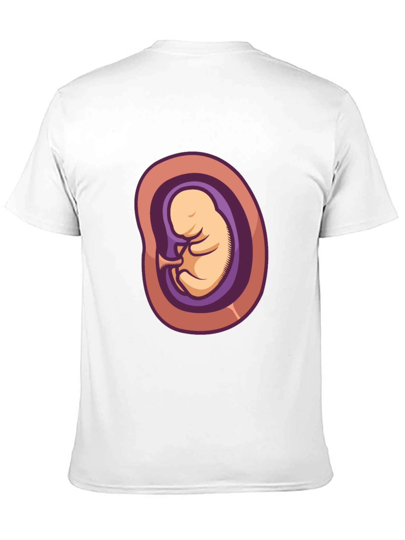 Embryo Graphic Tee - Black Cotton Shirt