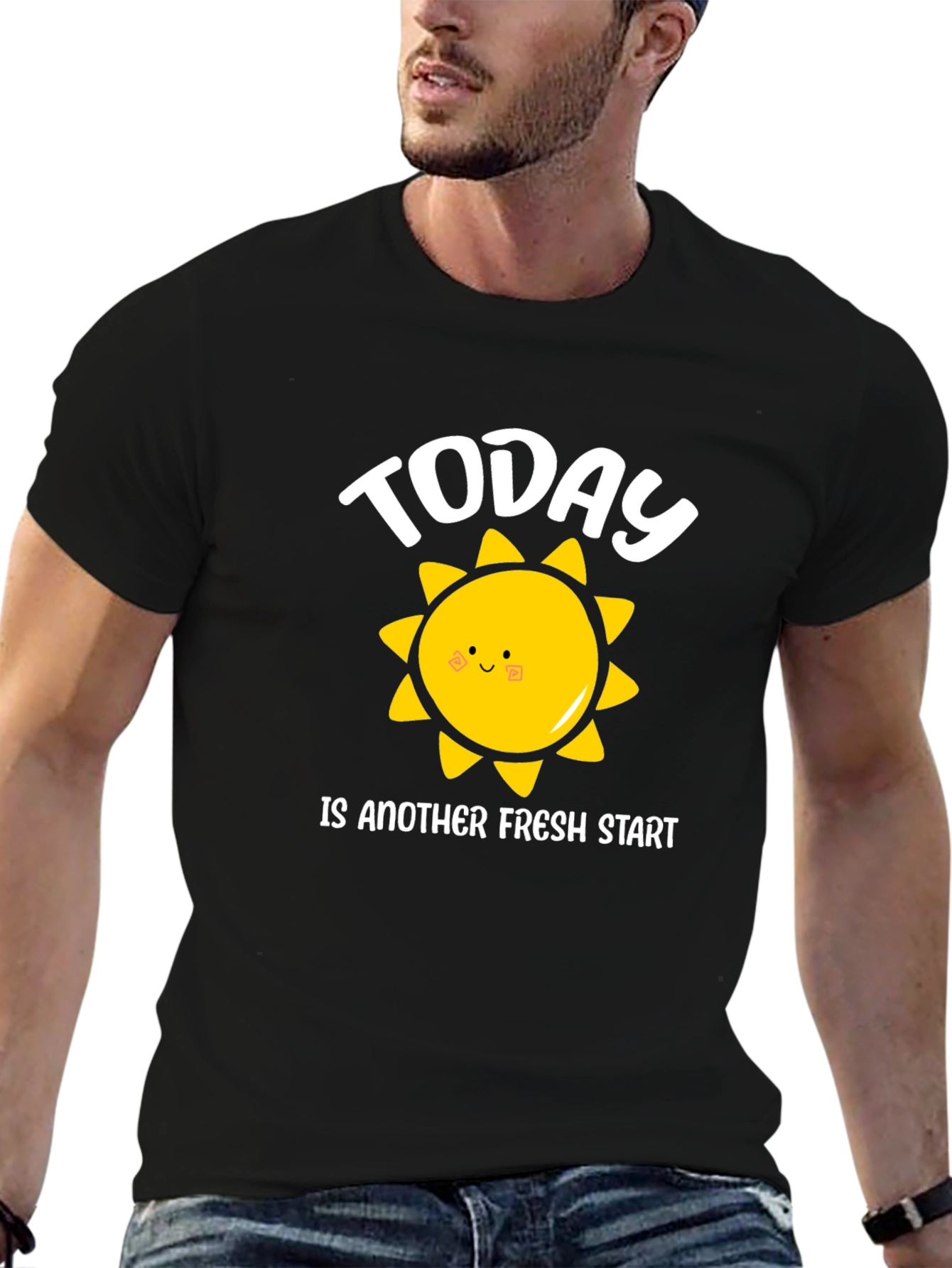 Today Is Another Fresh Start Sun Graphic T-Shirt