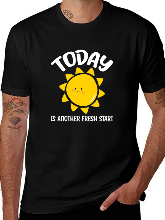 Today Is Another Fresh Start Sun Graphic T-Shirt