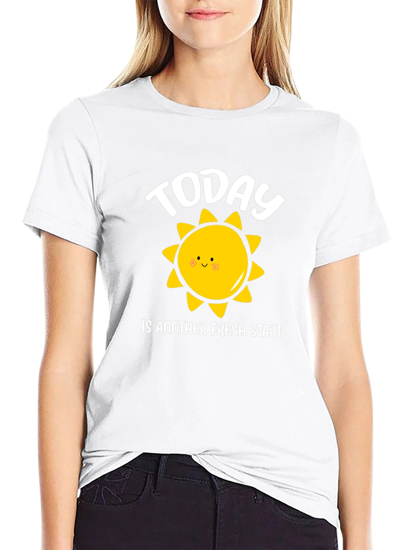 Today Is Another Fresh Start Sun Graphic T-Shirt