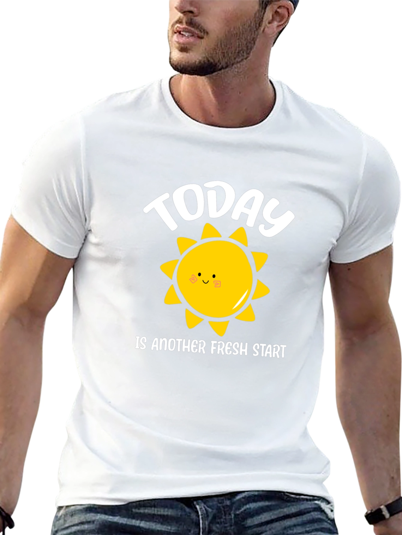 Today Is Another Fresh Start Sun Graphic T-Shirt