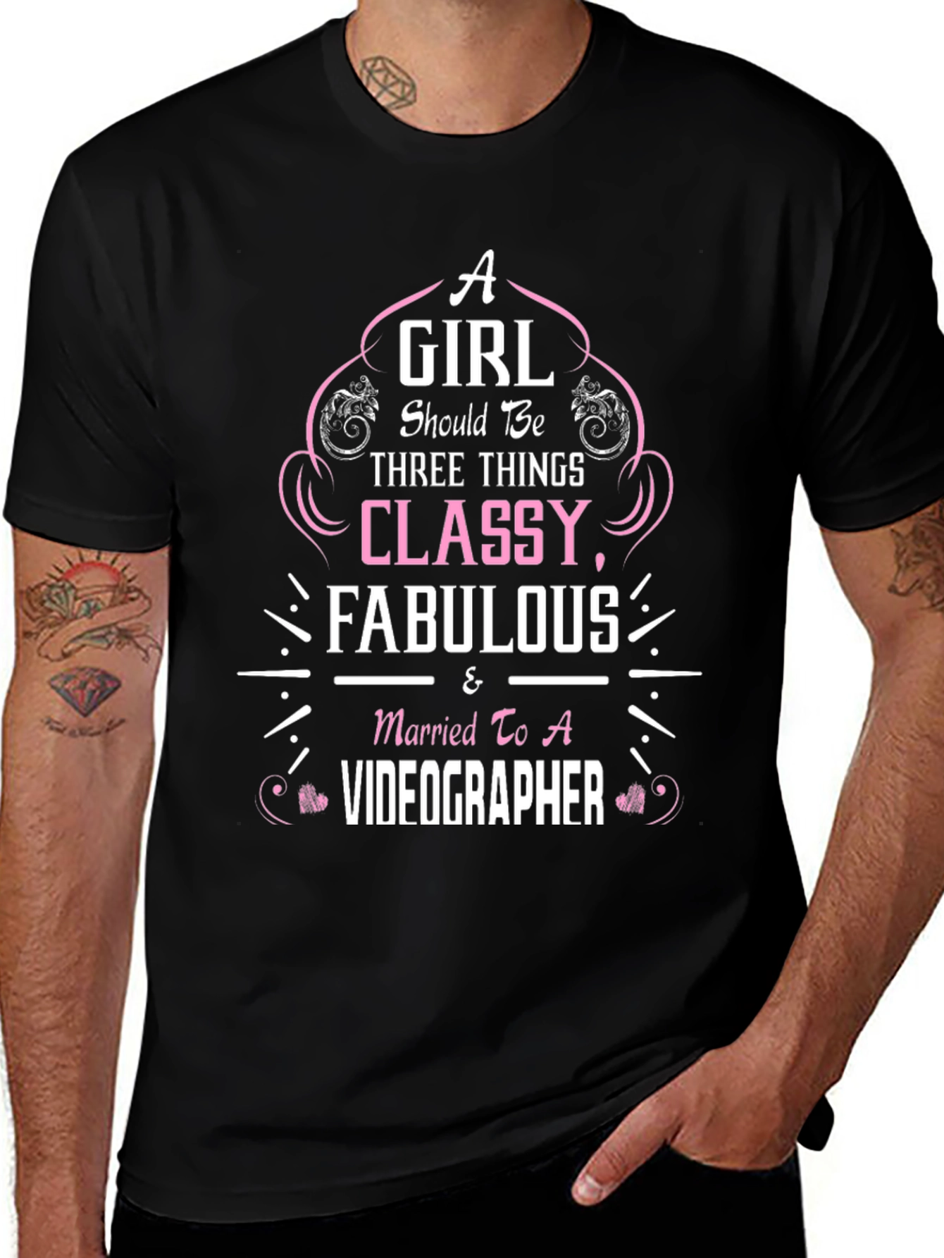 Classy Fabulous Videographer T-Shirt