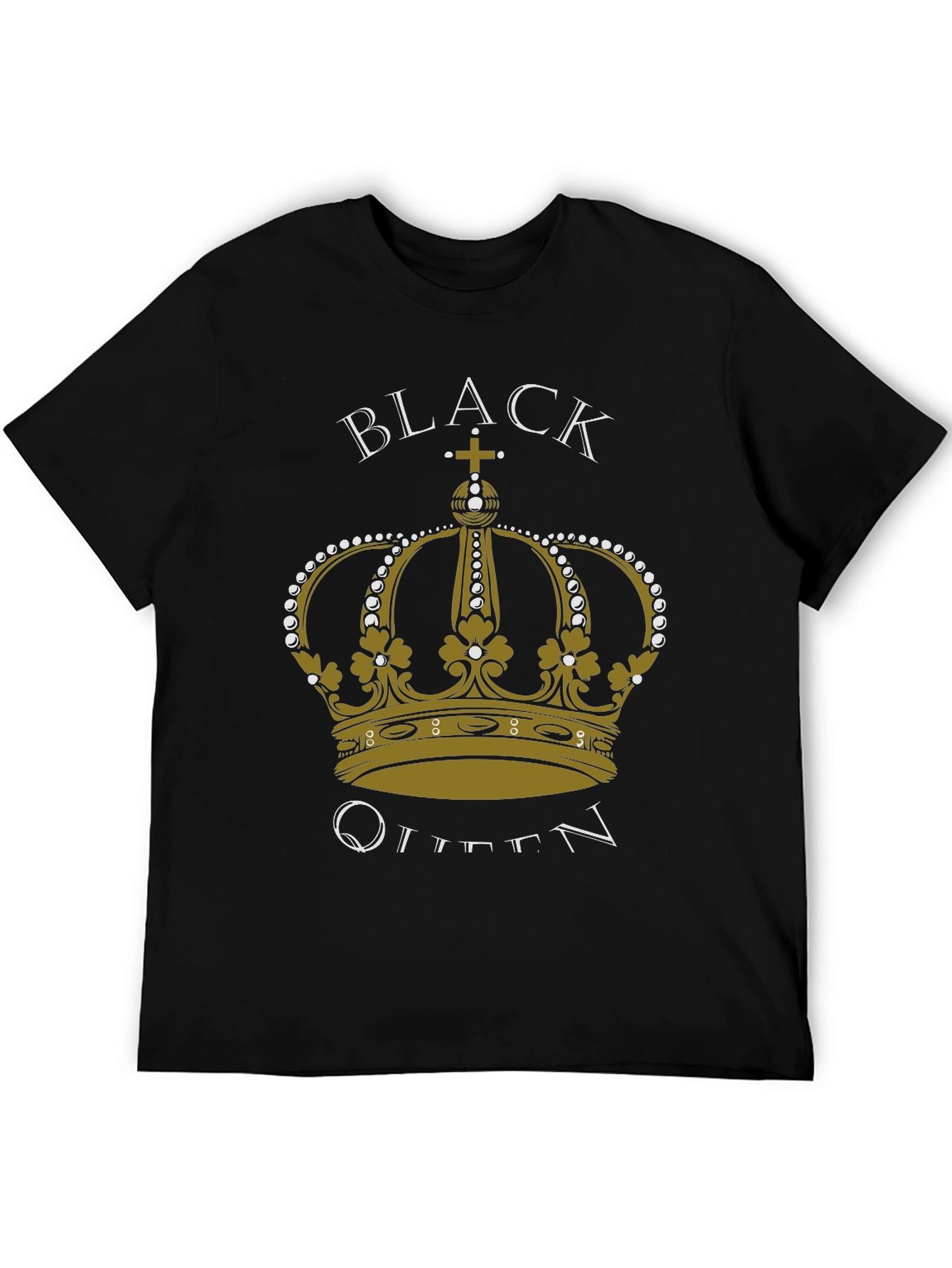 Black Queen Crown Graphic T-Shirt