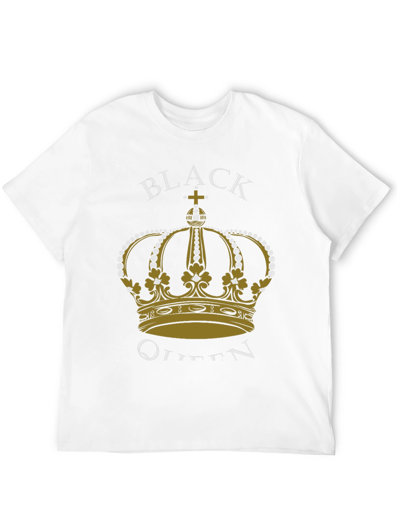 Black Queen Crown Graphic T-Shirt