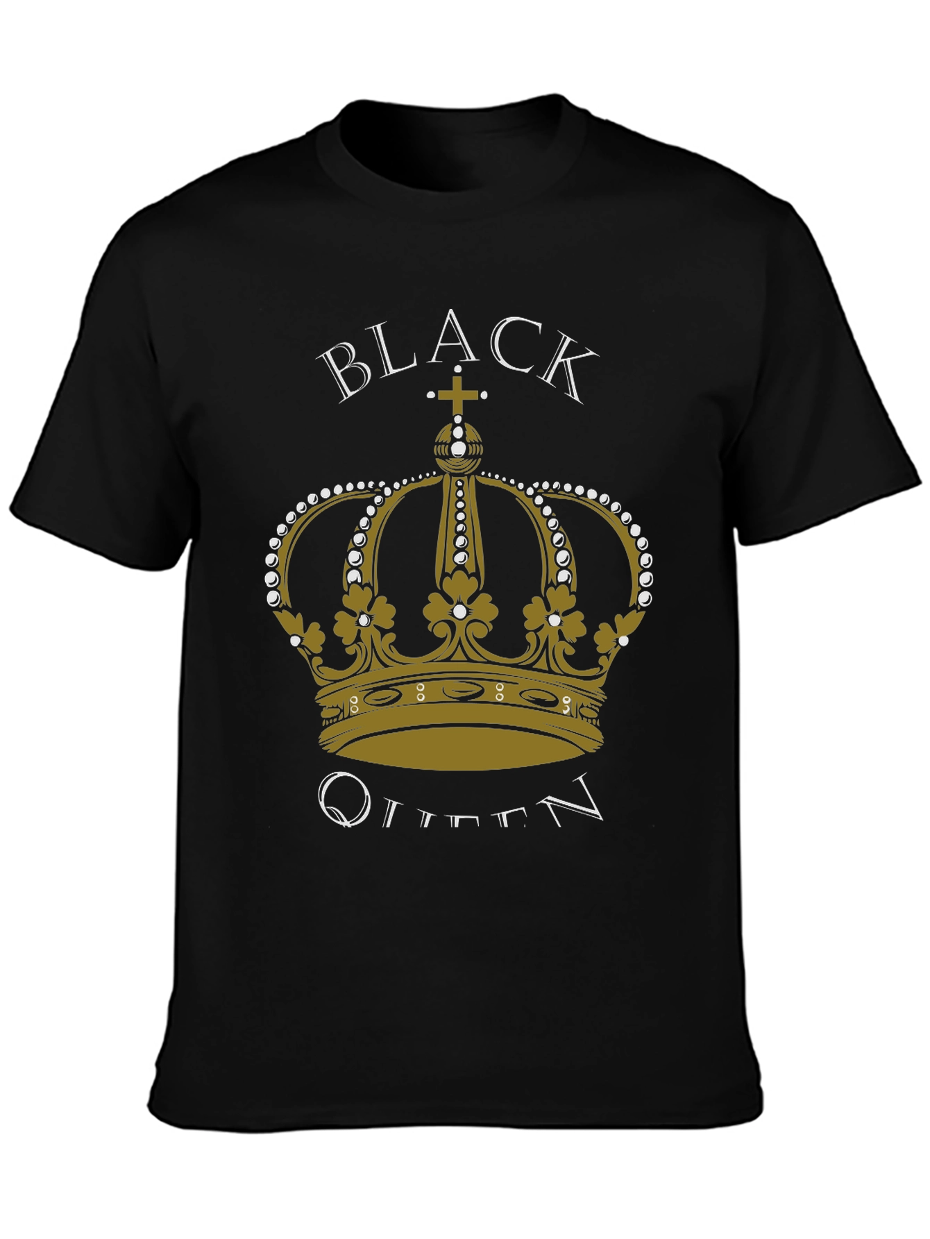 Black Queen Crown Graphic T-Shirt