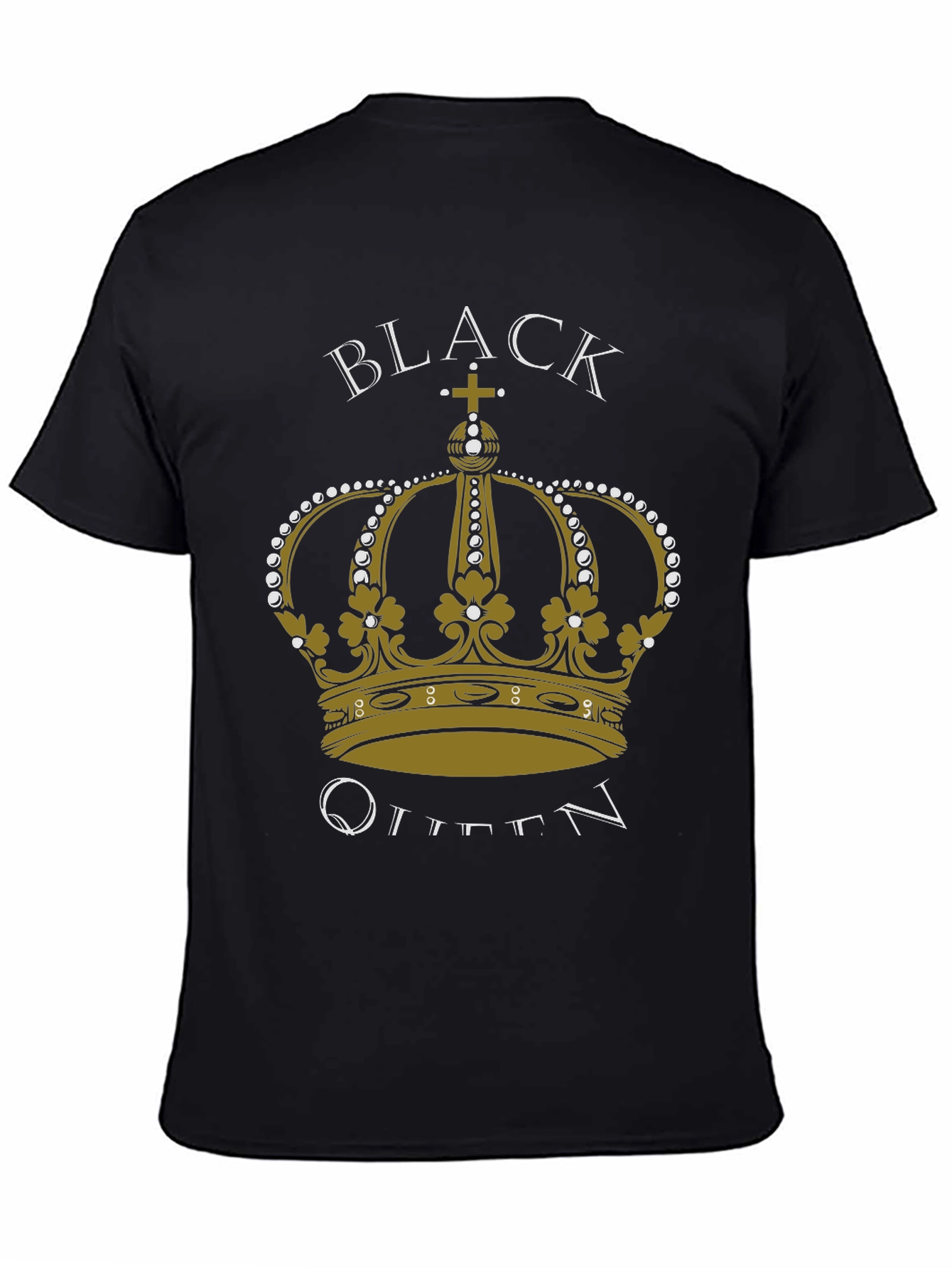 Black Queen Crown Graphic T-Shirt