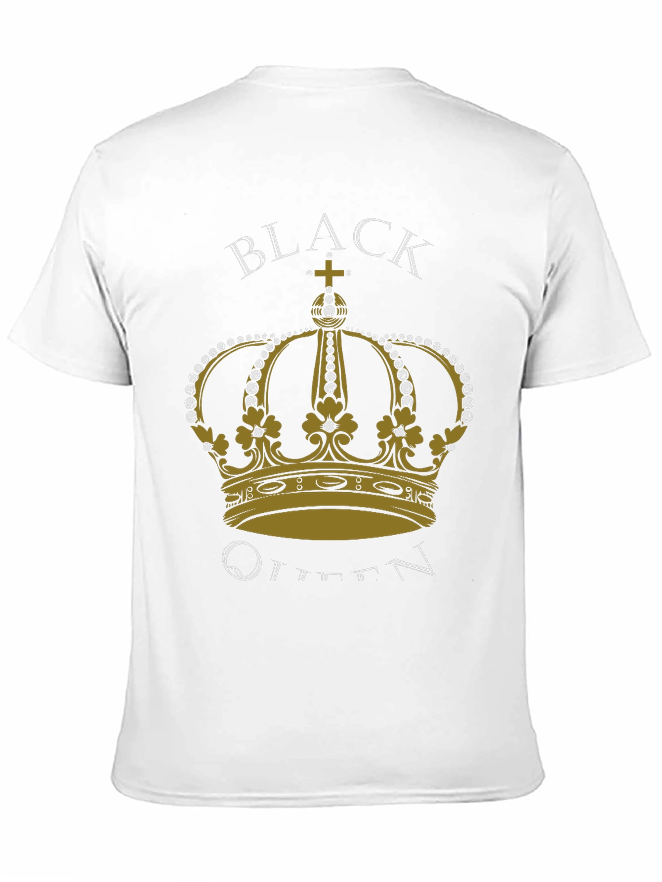 Black Queen Crown Graphic T-Shirt