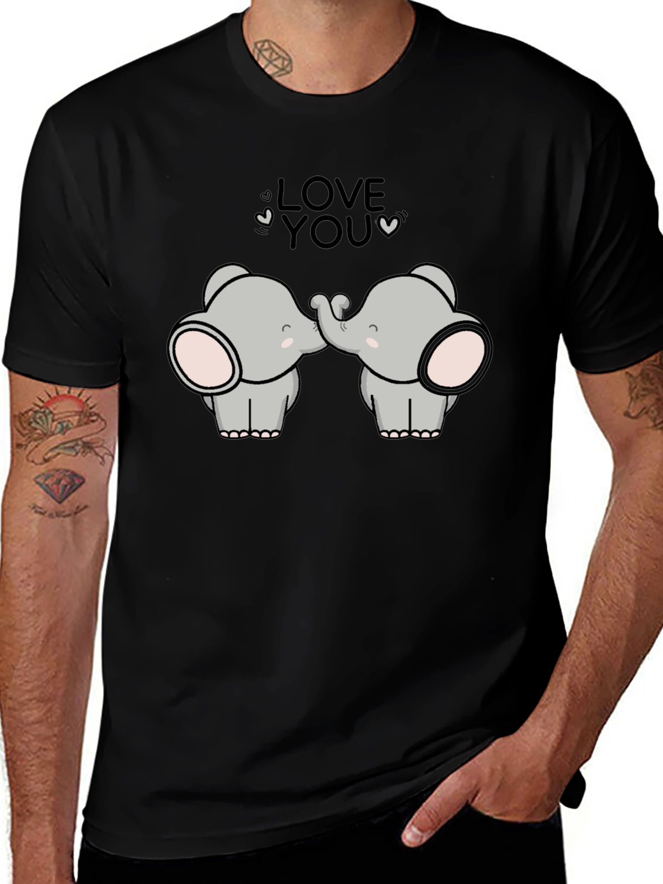 Elephant Love You Graphic Tee