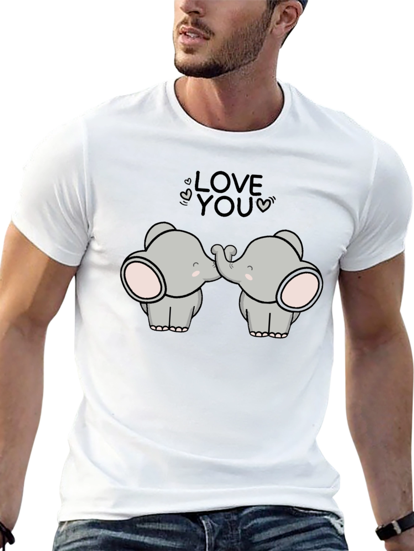Elephant Love You Graphic Tee