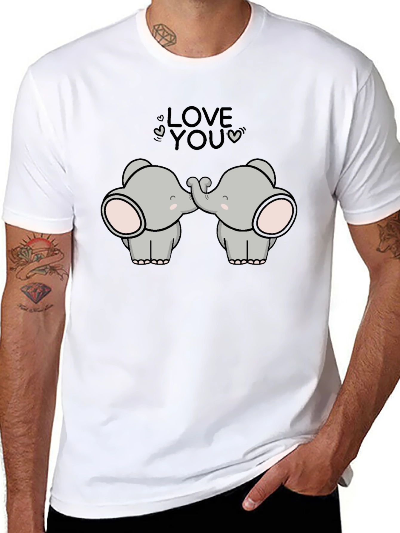 Elephant Love You Graphic Tee
