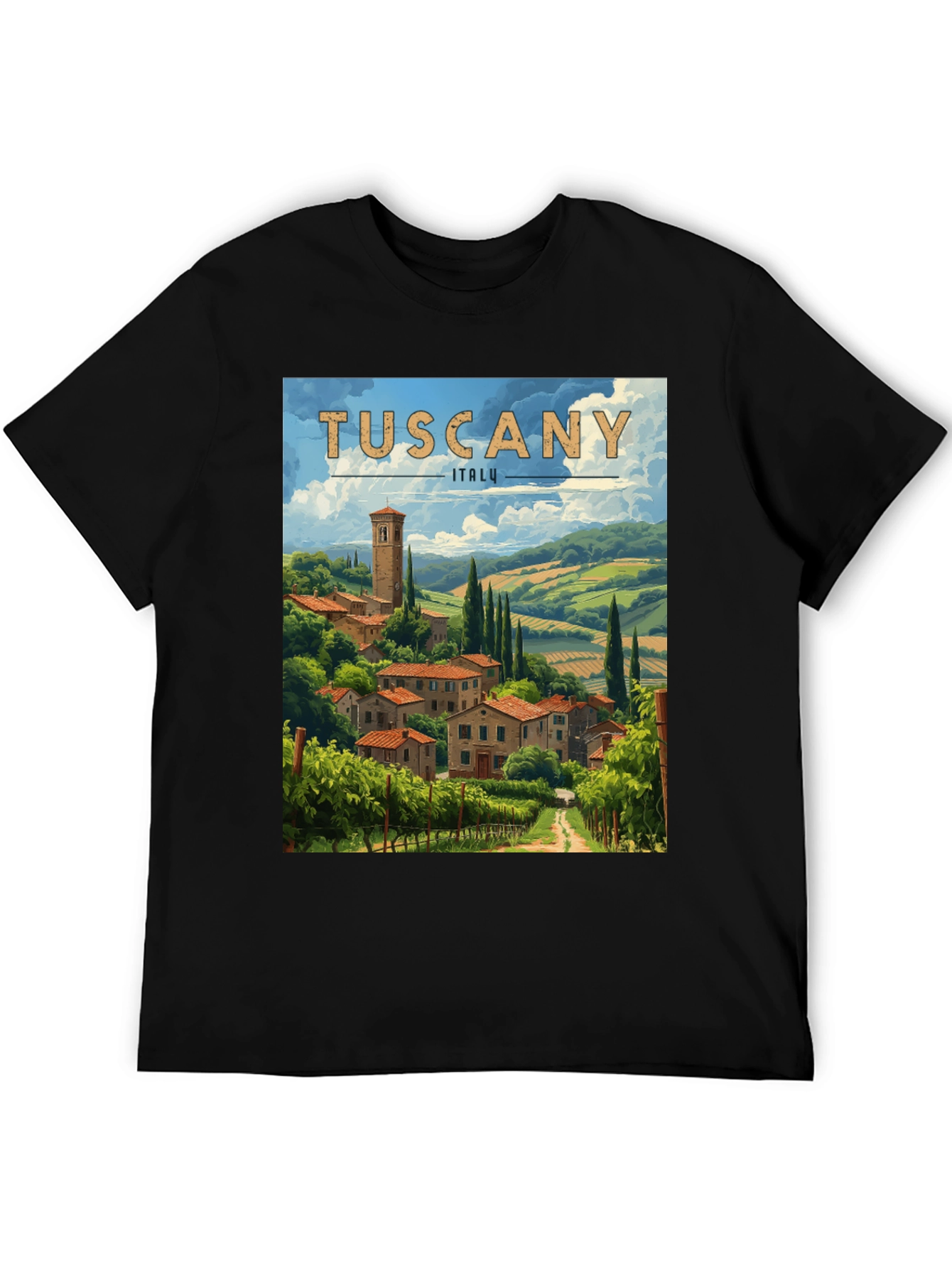 Tuscany Italy Graphic Tee - Unisex