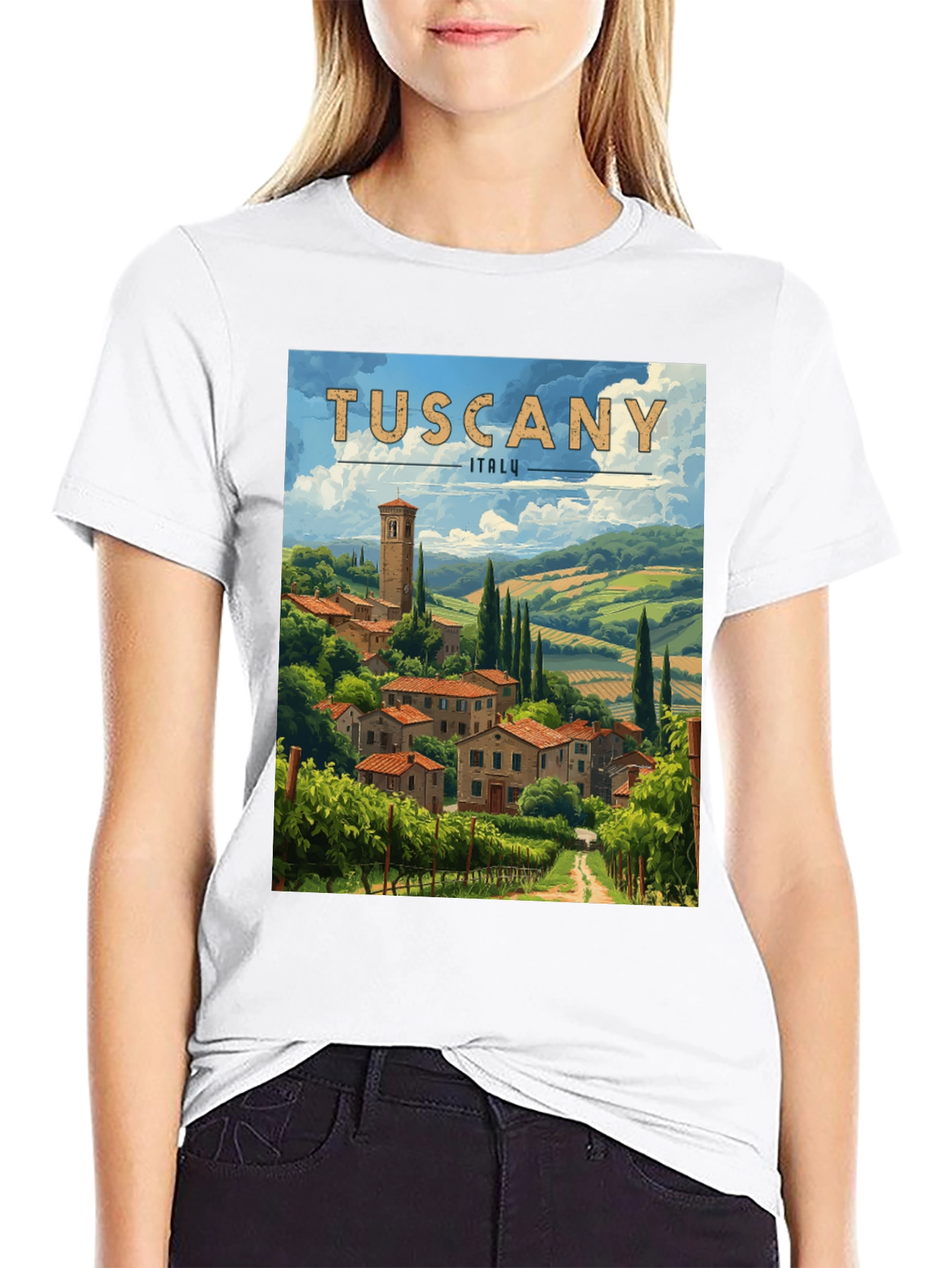 Tuscany Italy Graphic Tee - Unisex