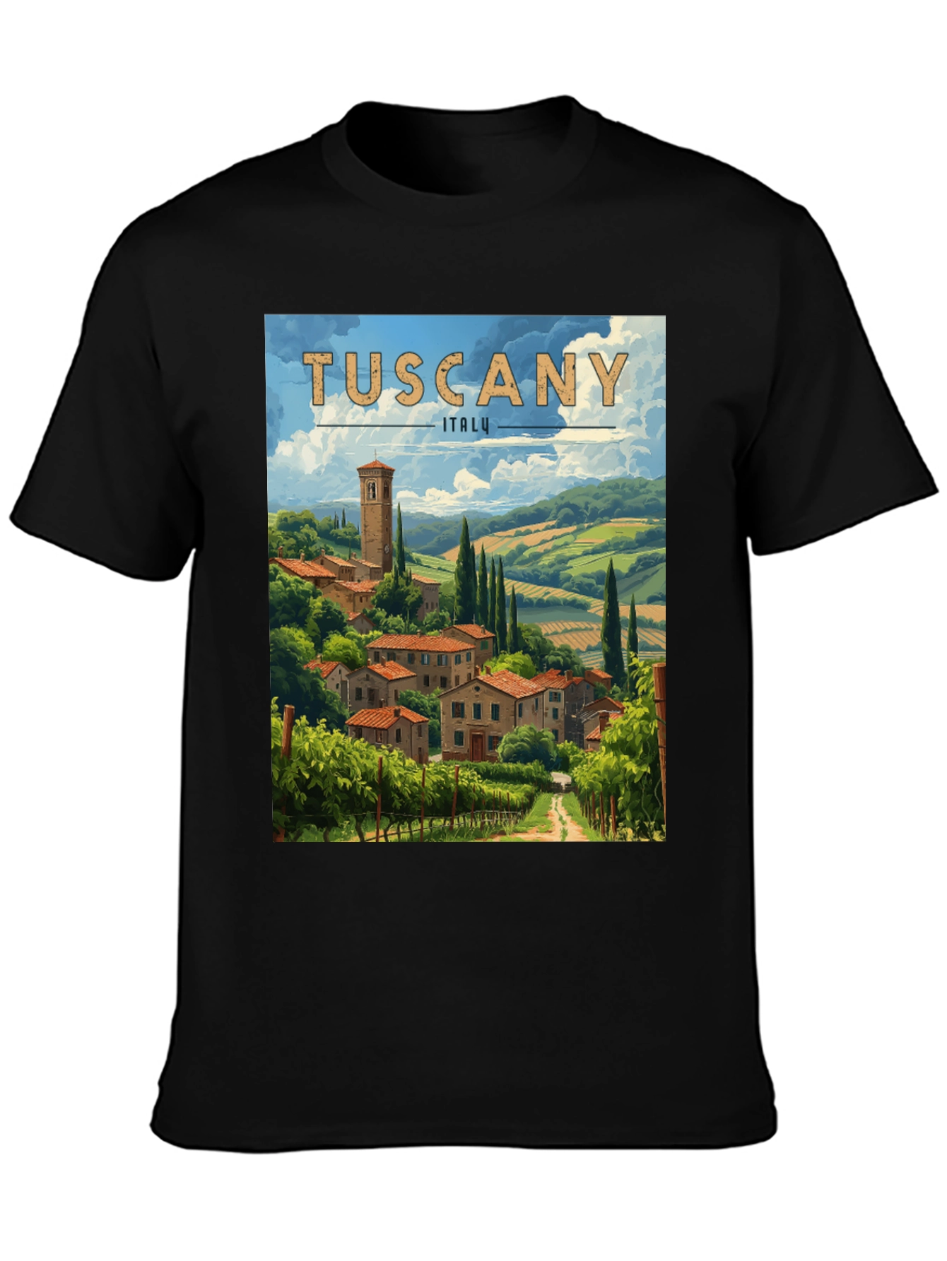 Tuscany Italy Graphic Tee - Unisex