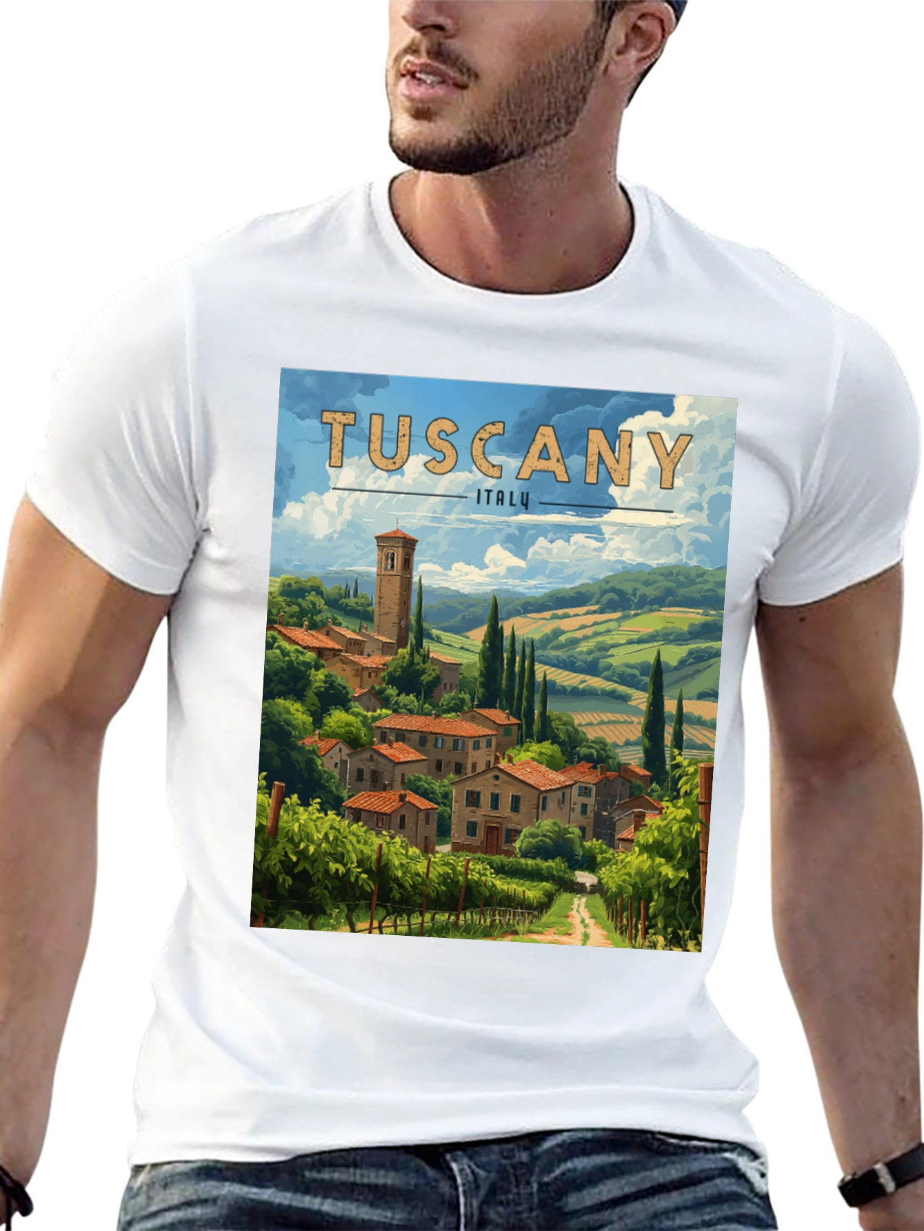 Tuscany Italy Graphic Tee - Unisex