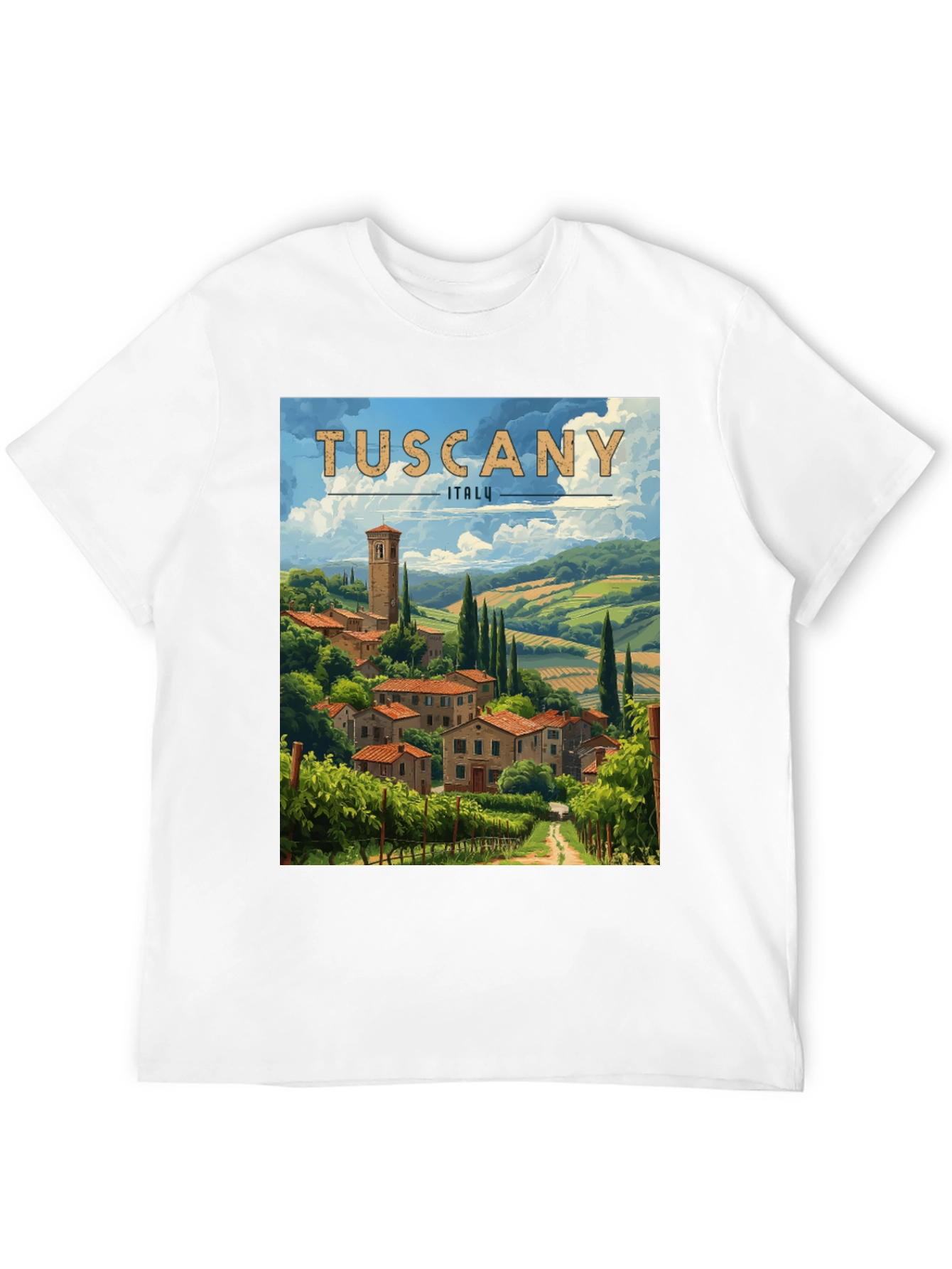 Tuscany Italy Graphic Tee - Unisex