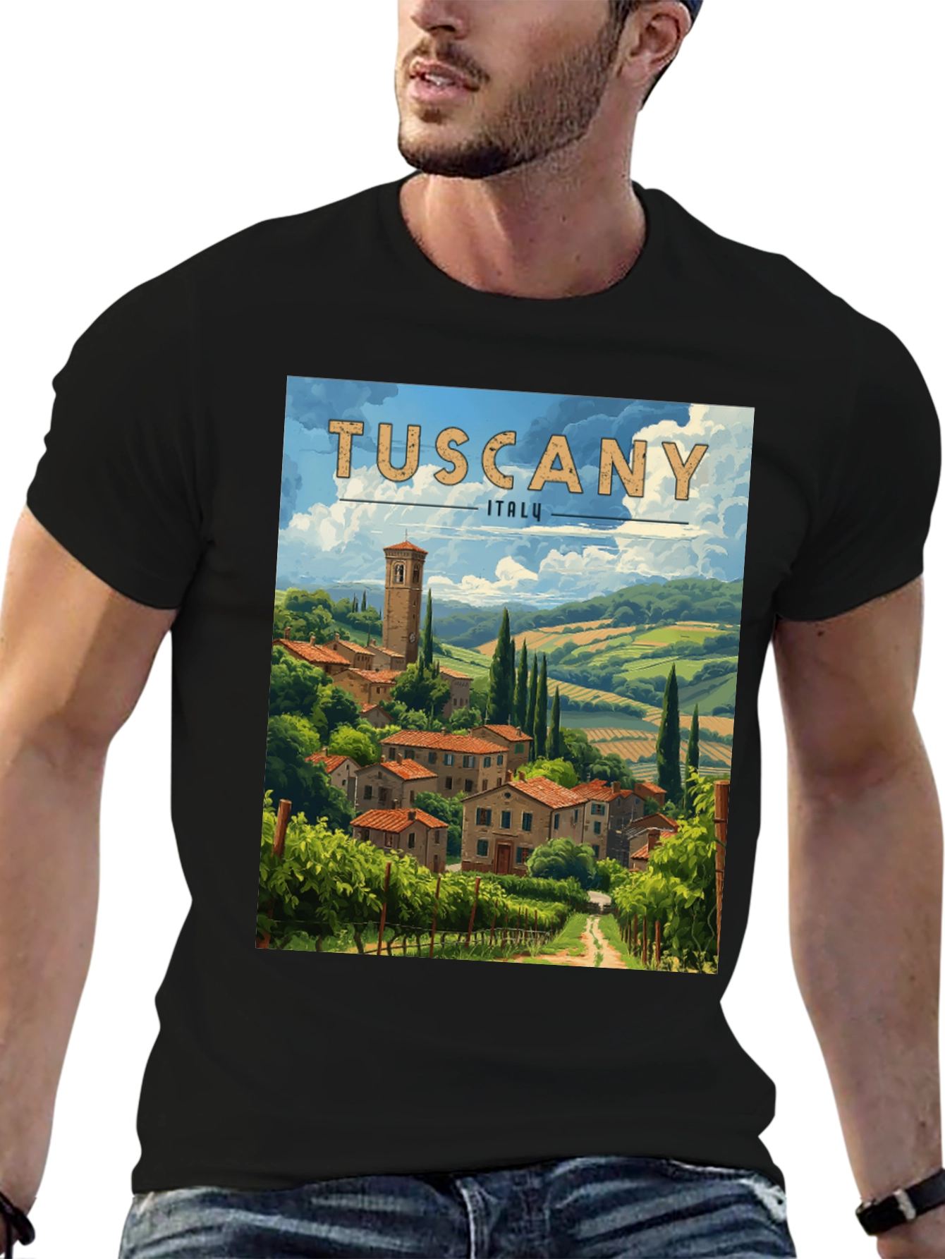 Tuscany Italy Graphic Tee - Unisex