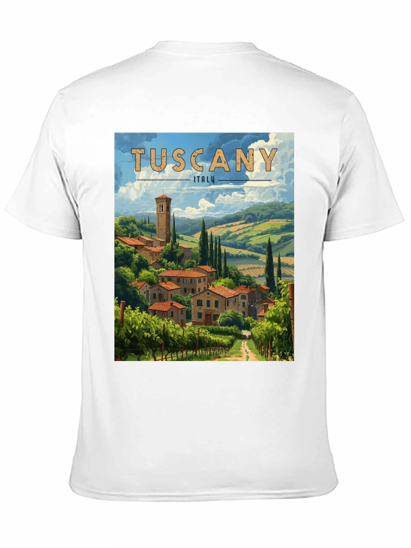 Tuscany Italy Graphic Tee - Unisex