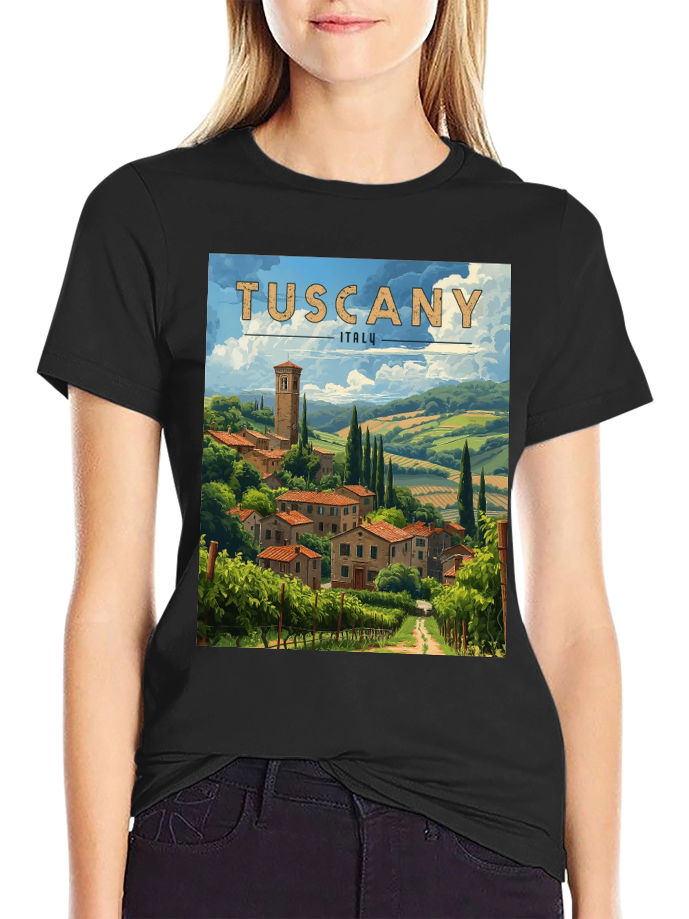 Tuscany Italy Graphic Tee - Unisex