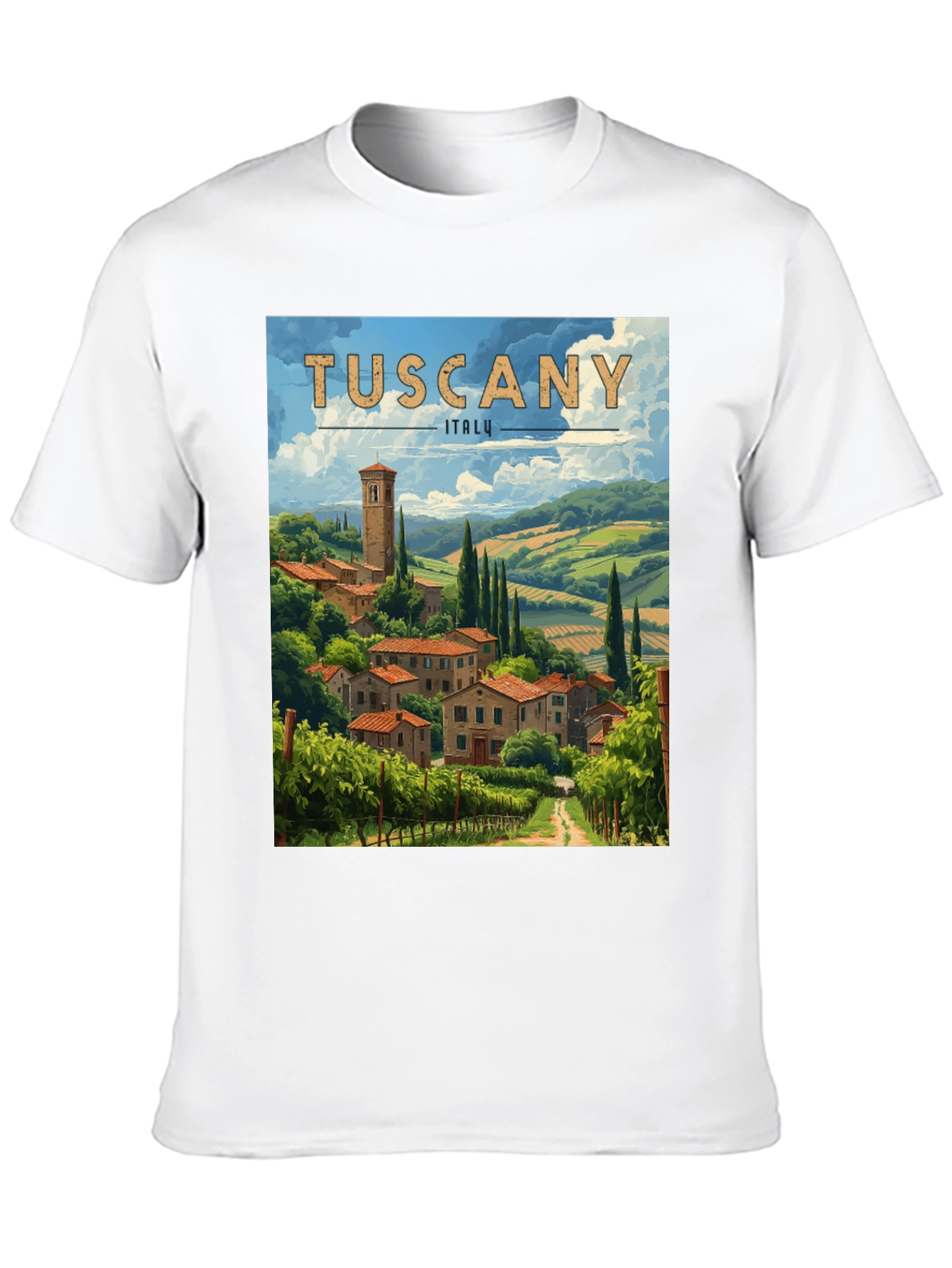 Tuscany Italy Graphic Tee - Unisex