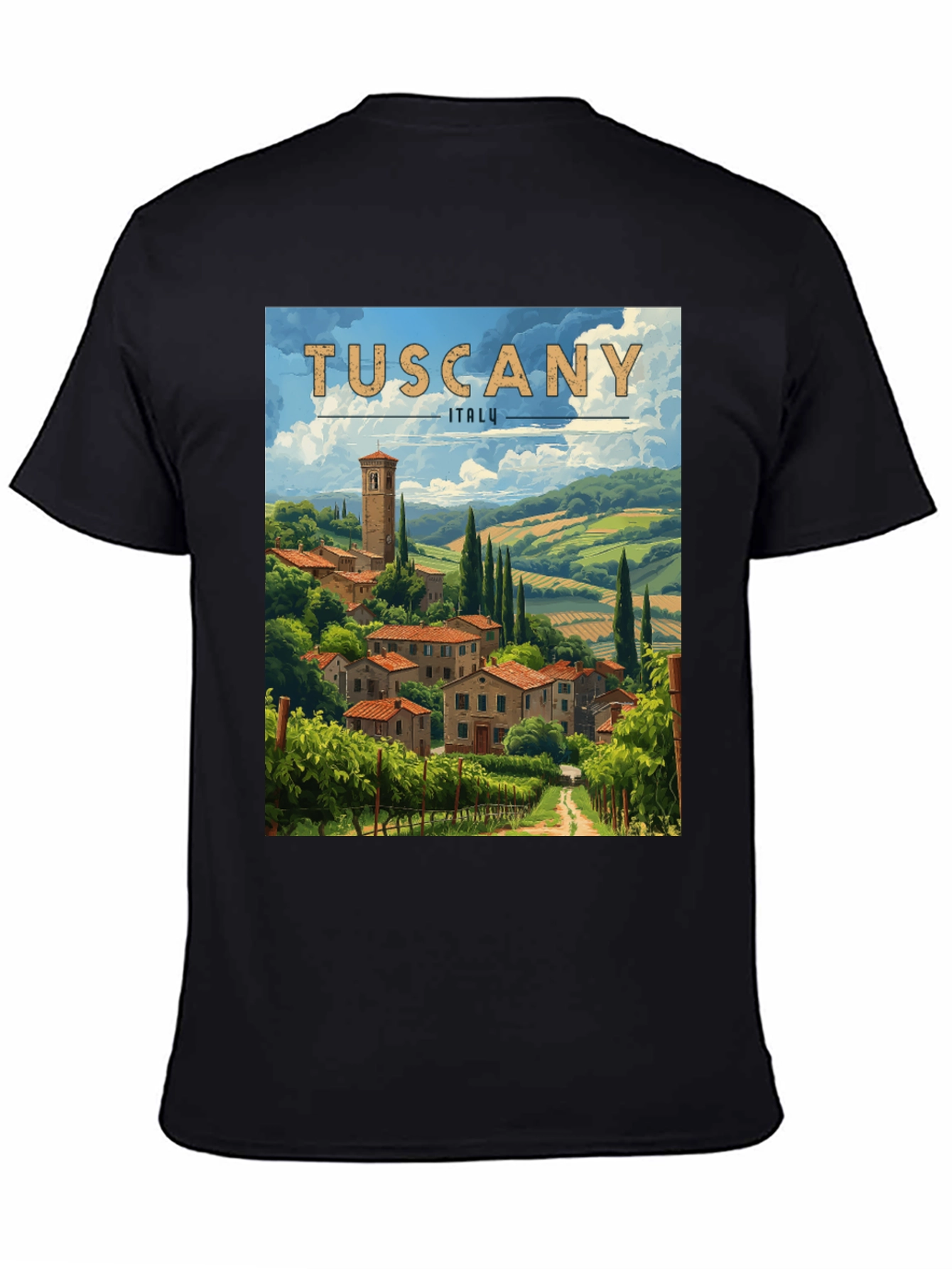 Tuscany Italy Graphic Tee - Unisex