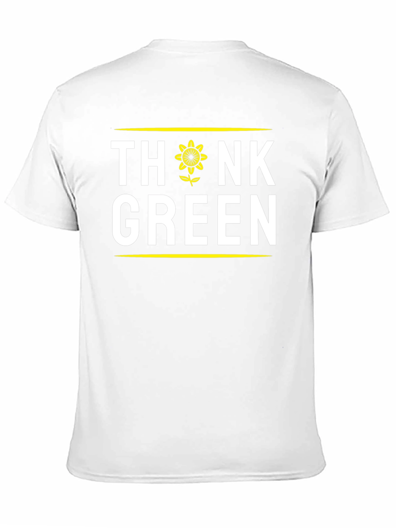 Think Green Sunflower Graphic T-Shirt