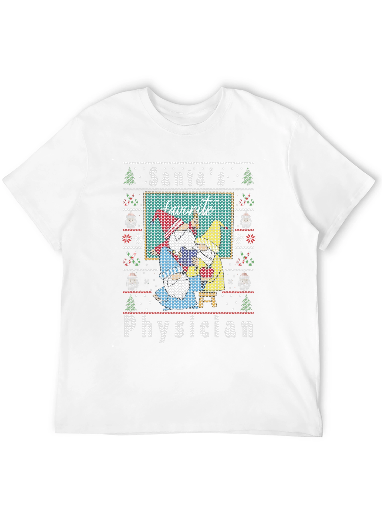 Santas Favorite Physician Christmas T-Shirt