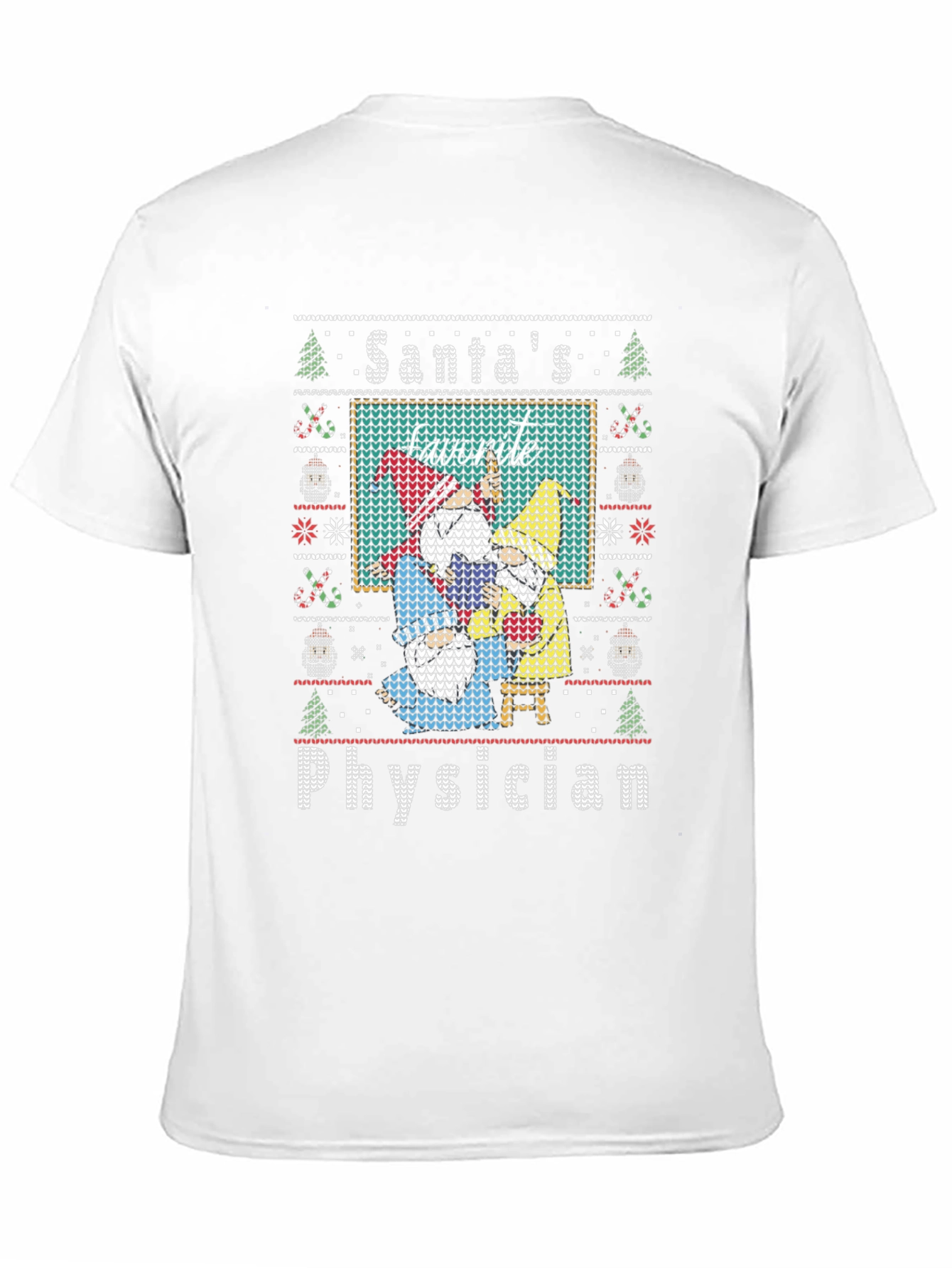 Santas Favorite Physician Christmas T-Shirt