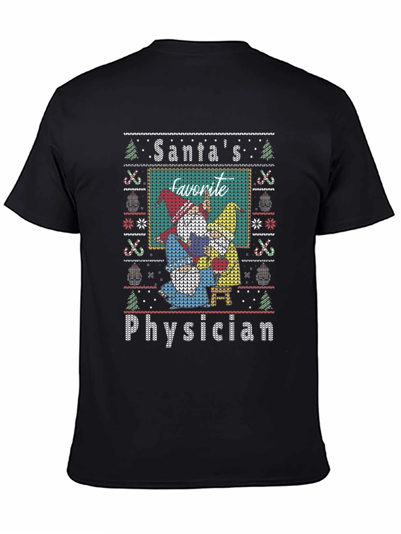 Santas Favorite Physician Christmas T-Shirt