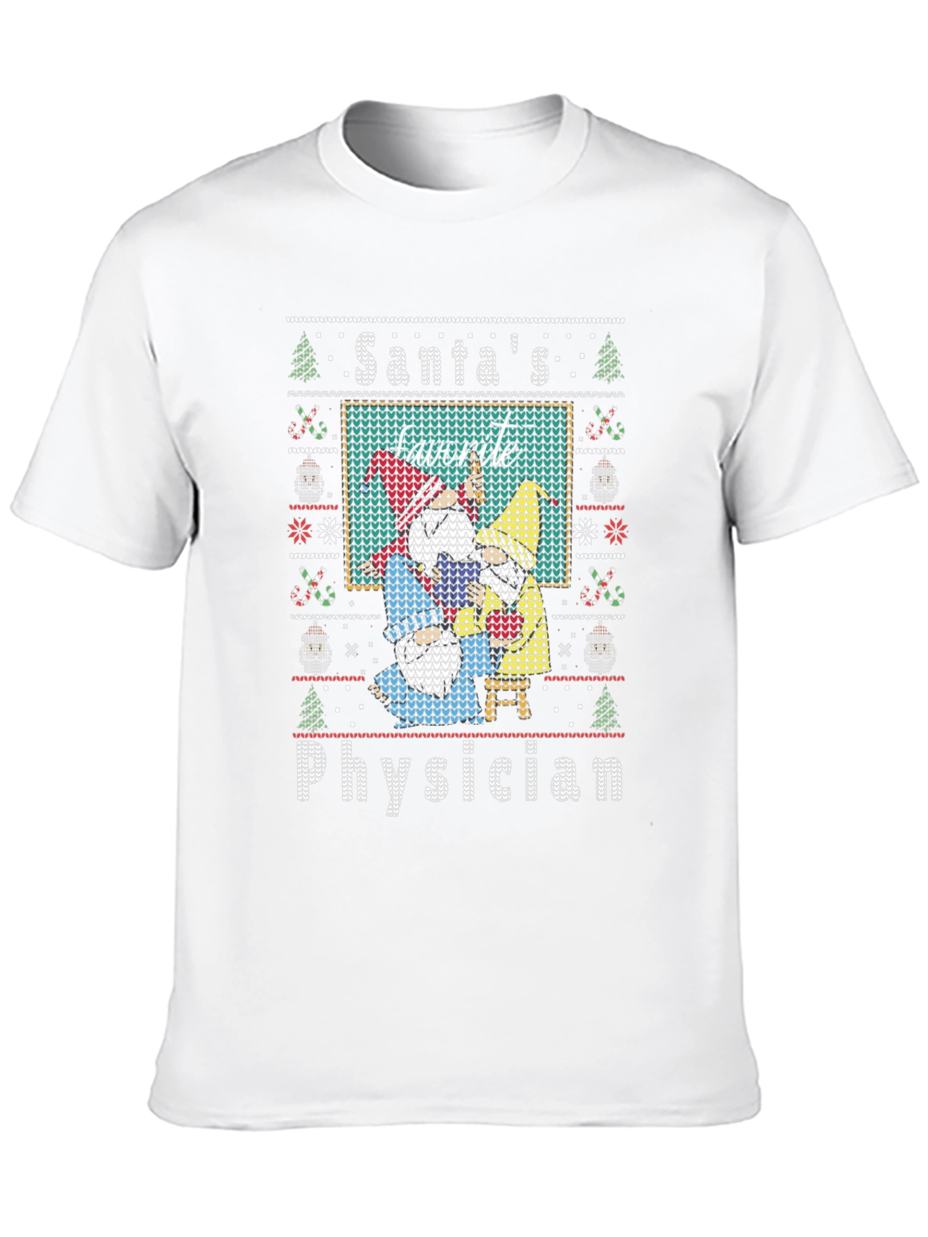 Santas Favorite Physician Christmas T-Shirt
